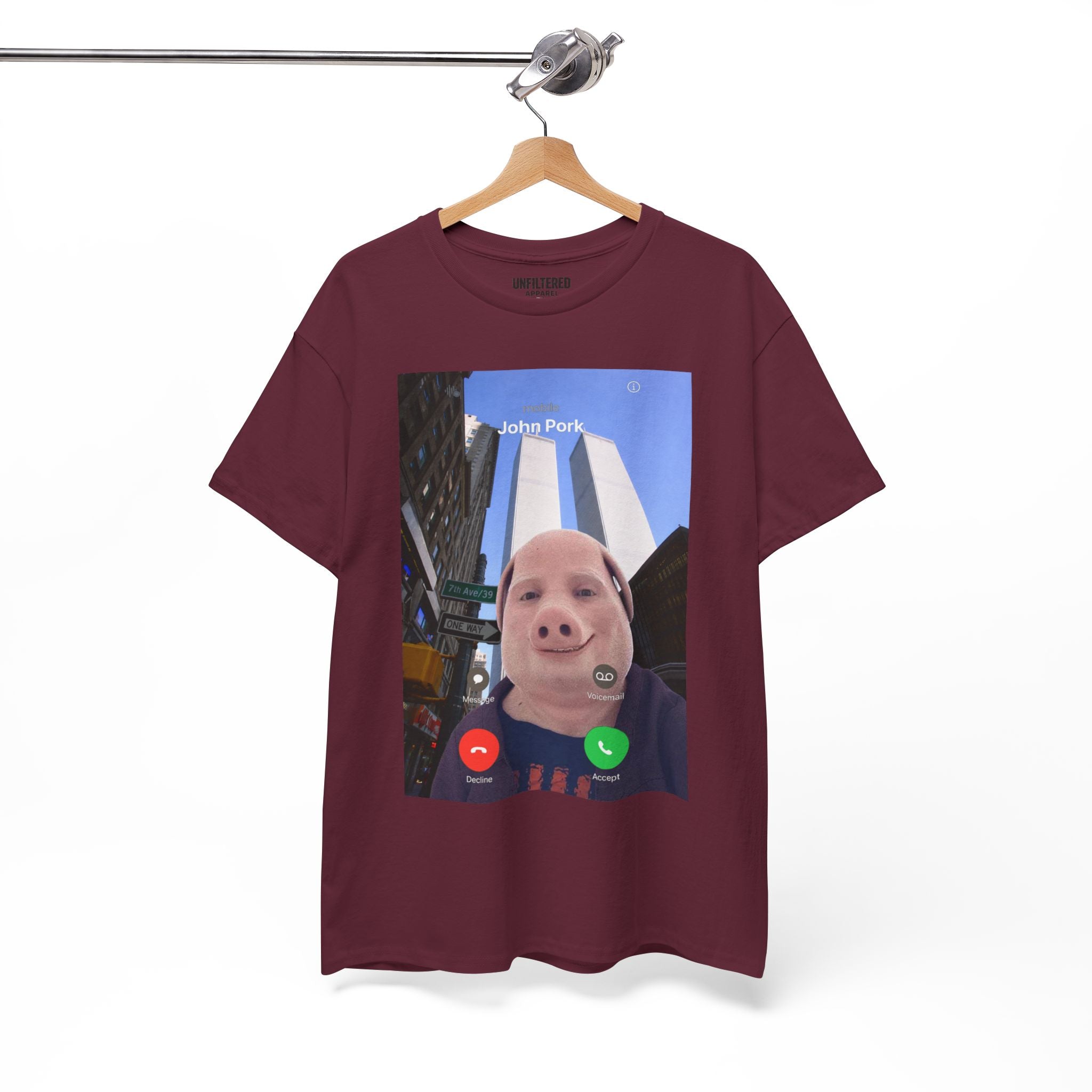 John Pork in New York - T-Shirt