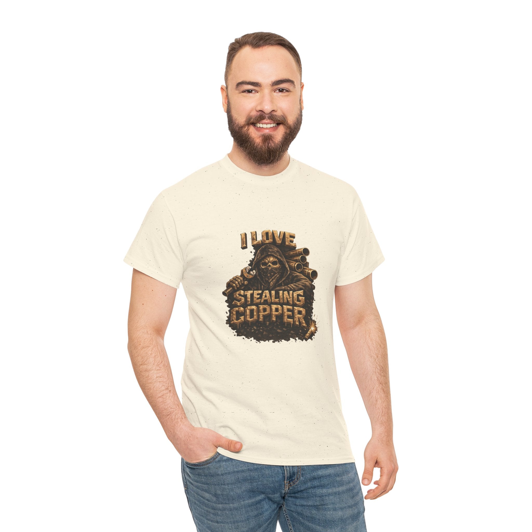 "I Love Stealing Copper" - T-Shirt