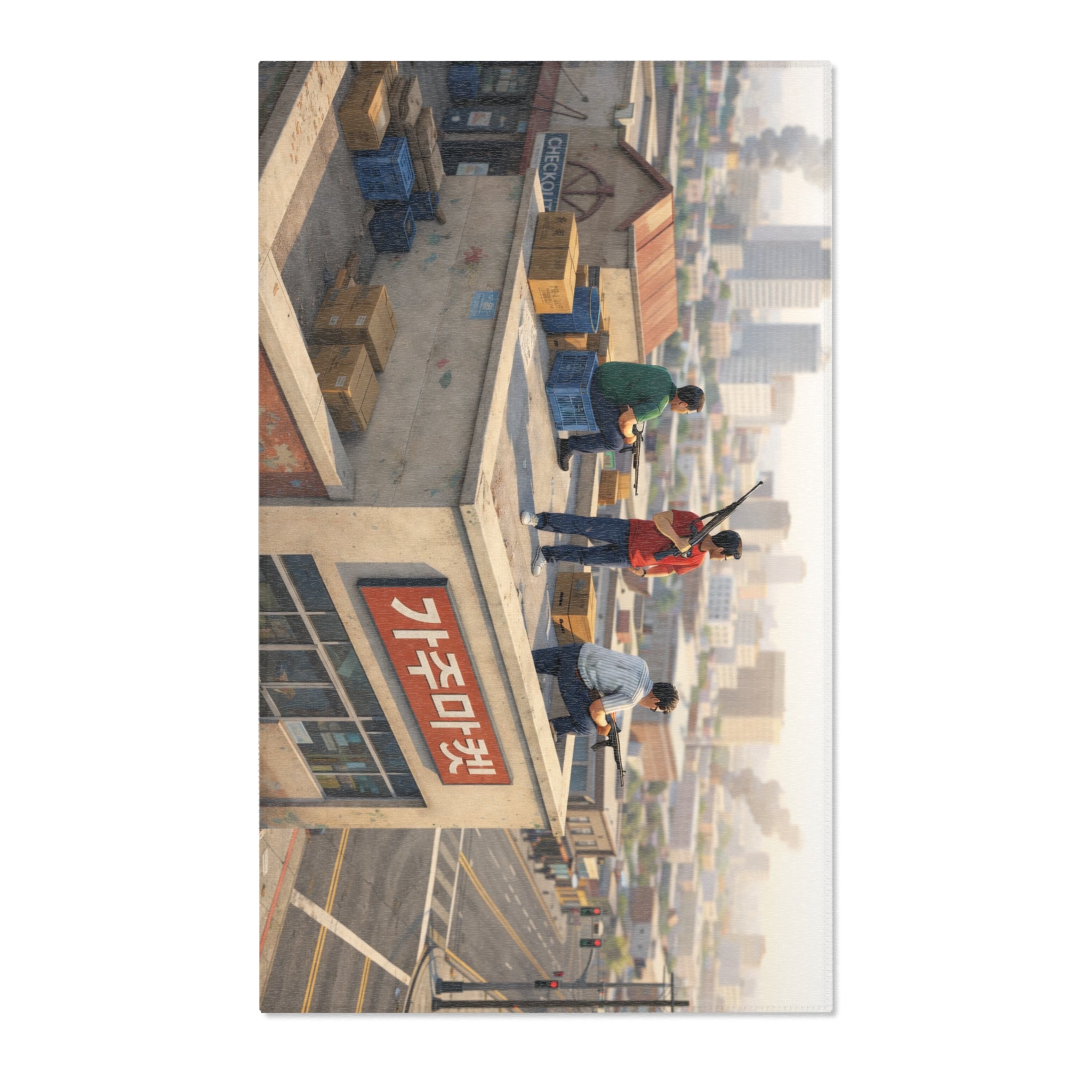 Rooftop Koreans Rug
