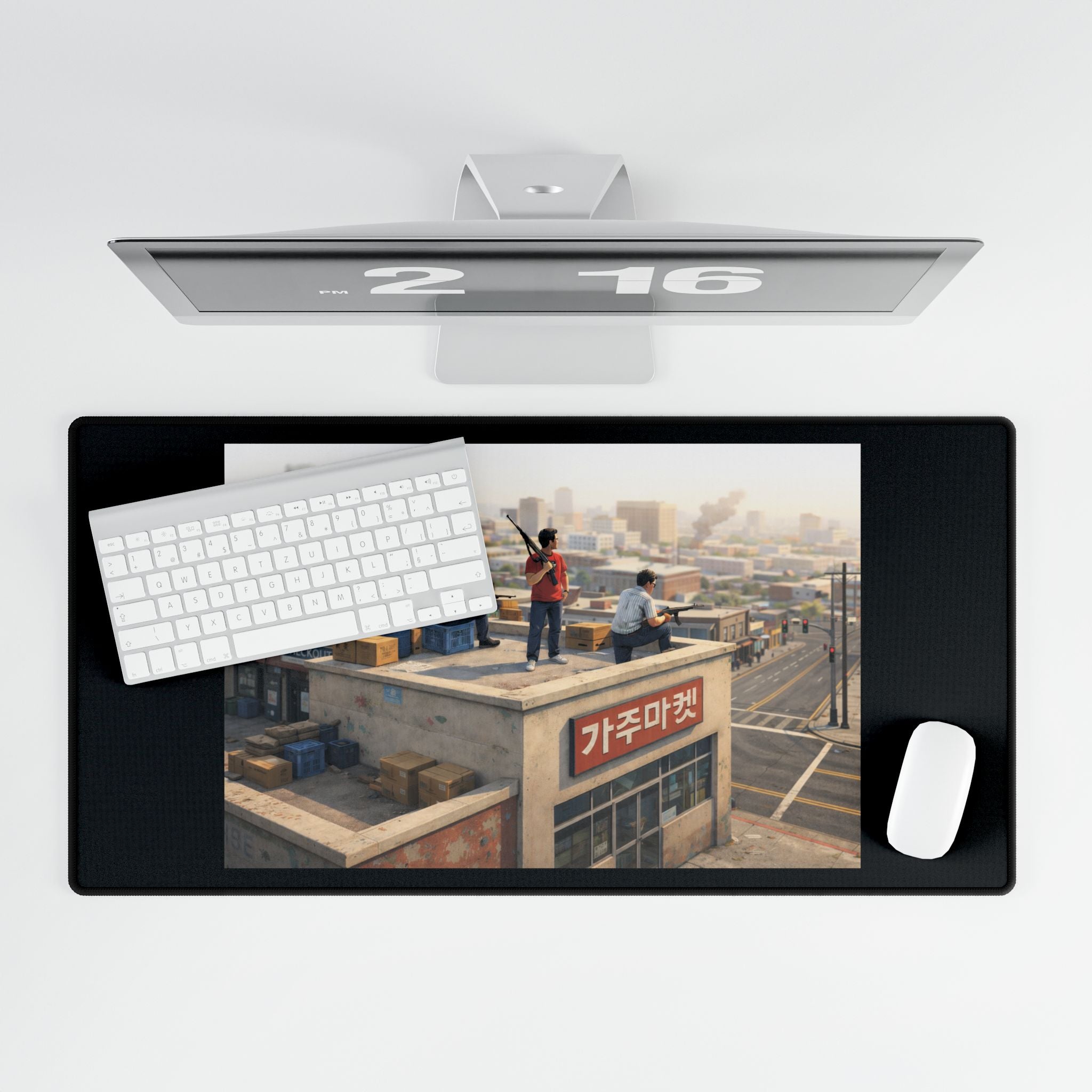 Korean Rooftop Mousepad