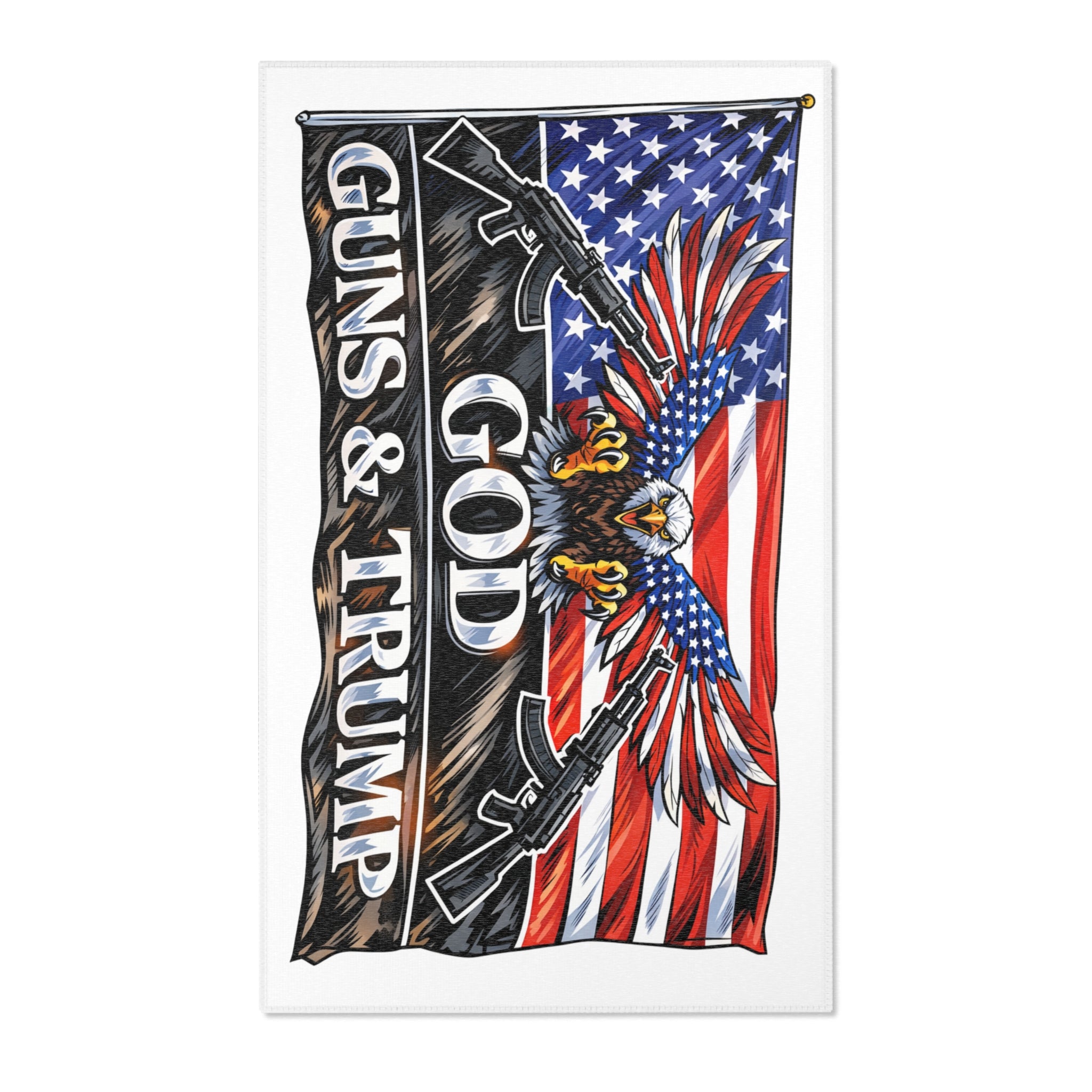 God, Guns & Trump Rug