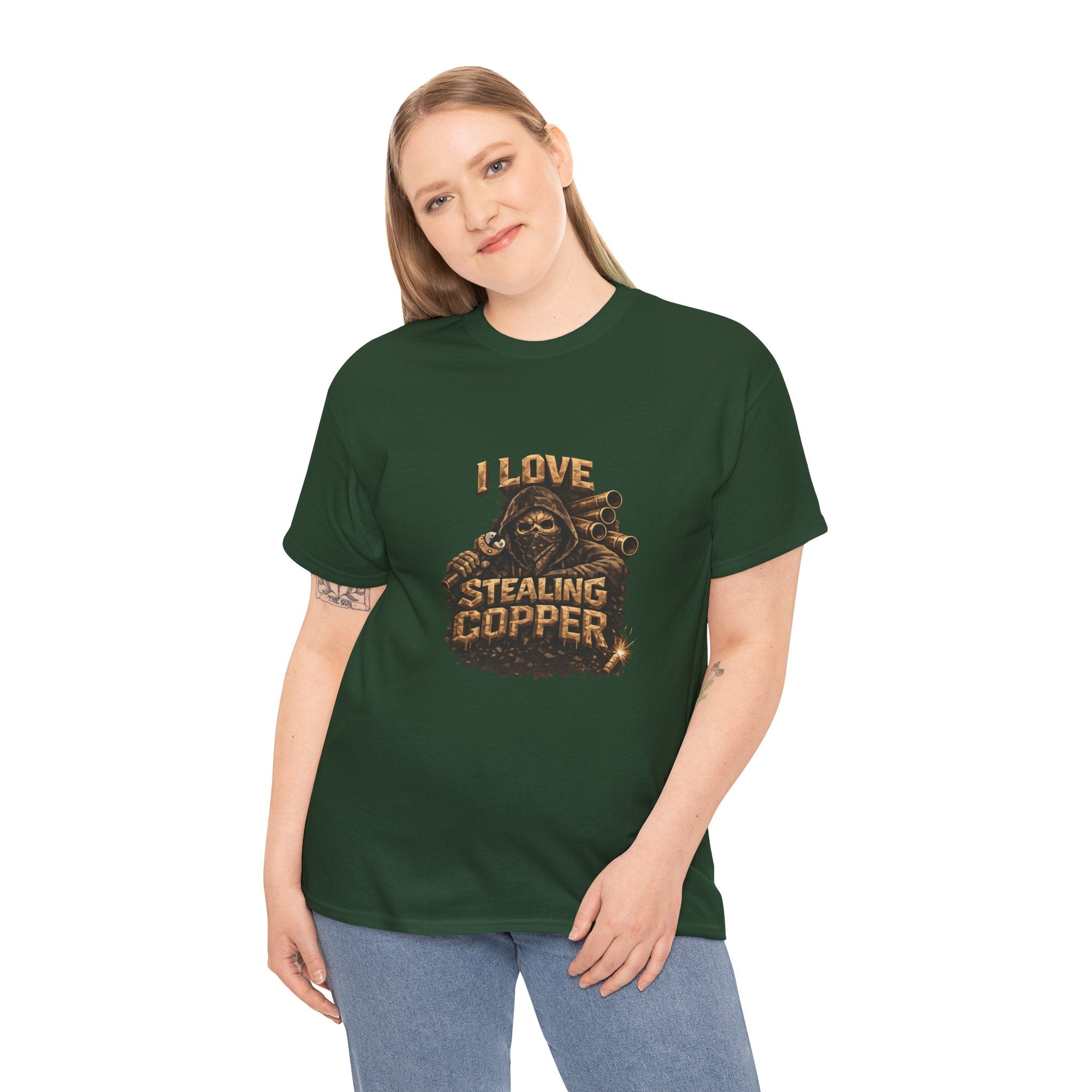 "I Love Stealing Copper" - T-Shirt