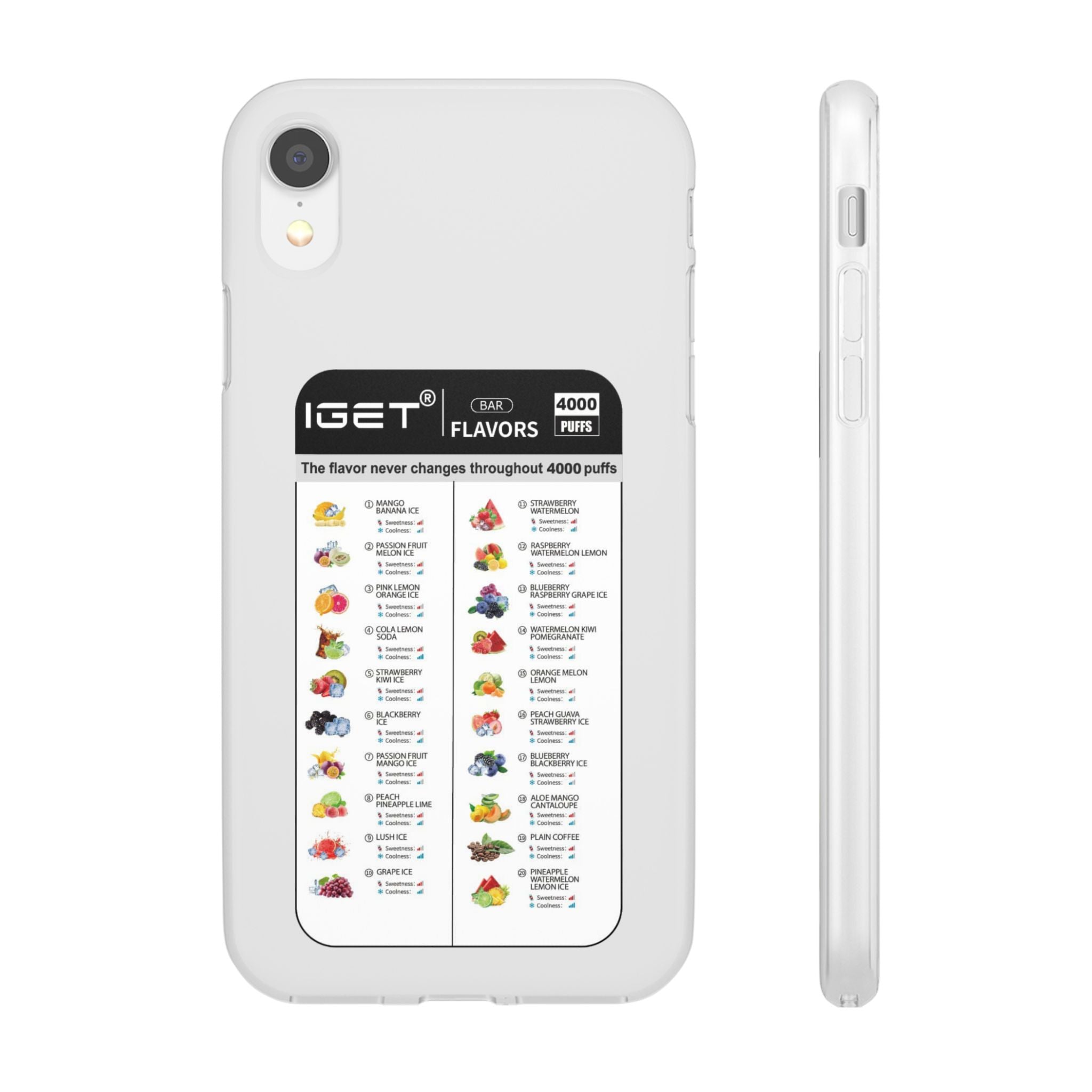 Vape Menu - Flexi Case