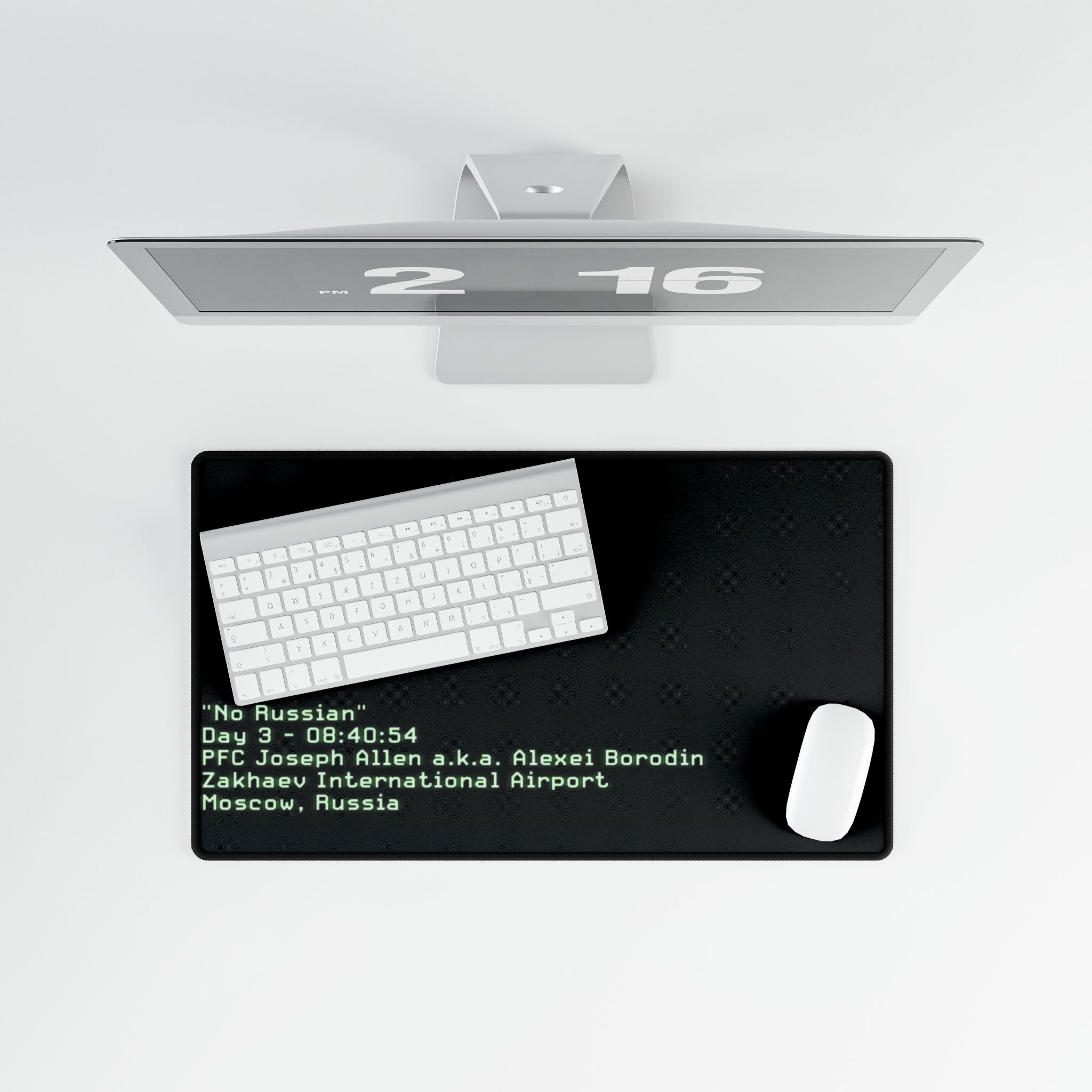 No Russian Mouse Desk Pad