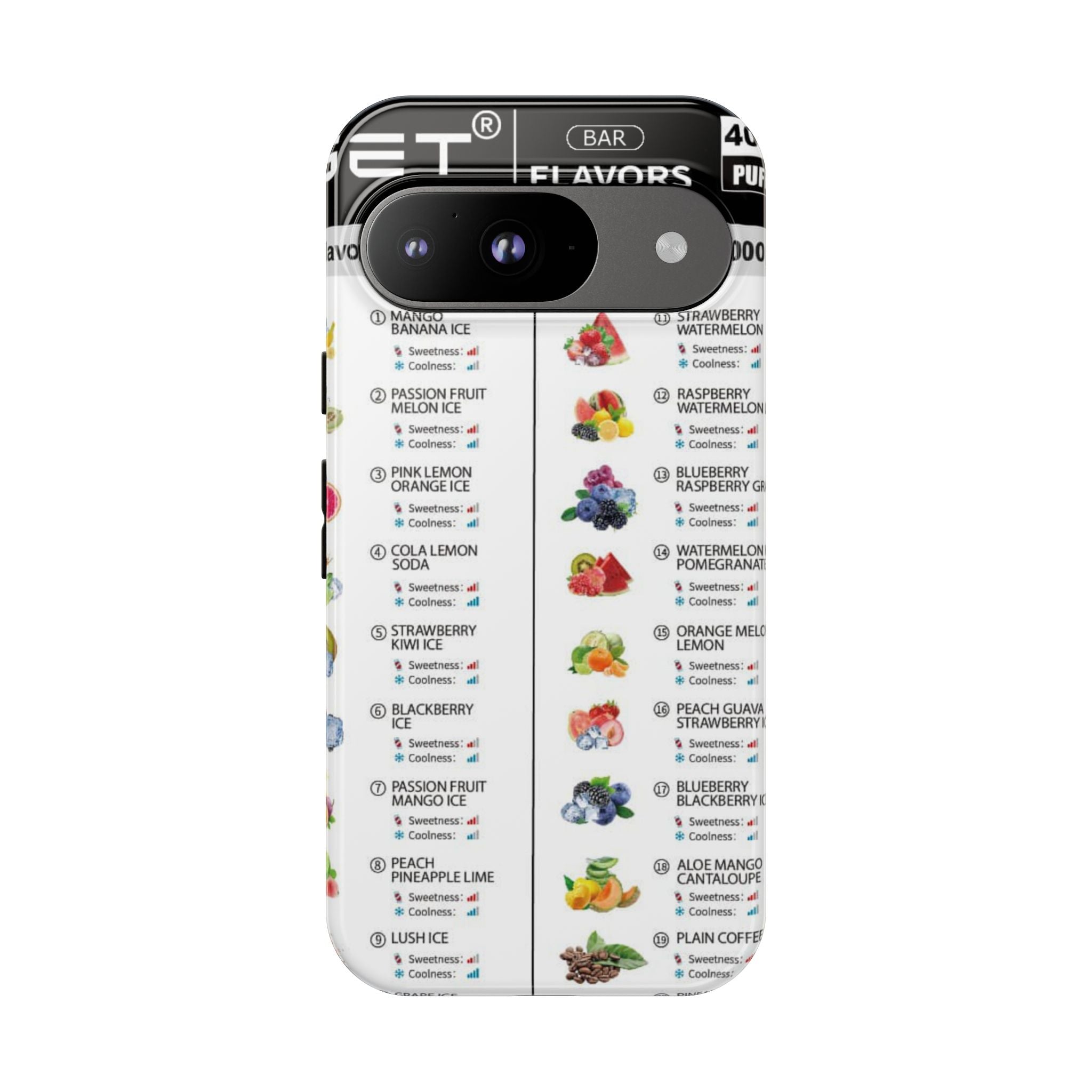 Vape Menu - Tough Case