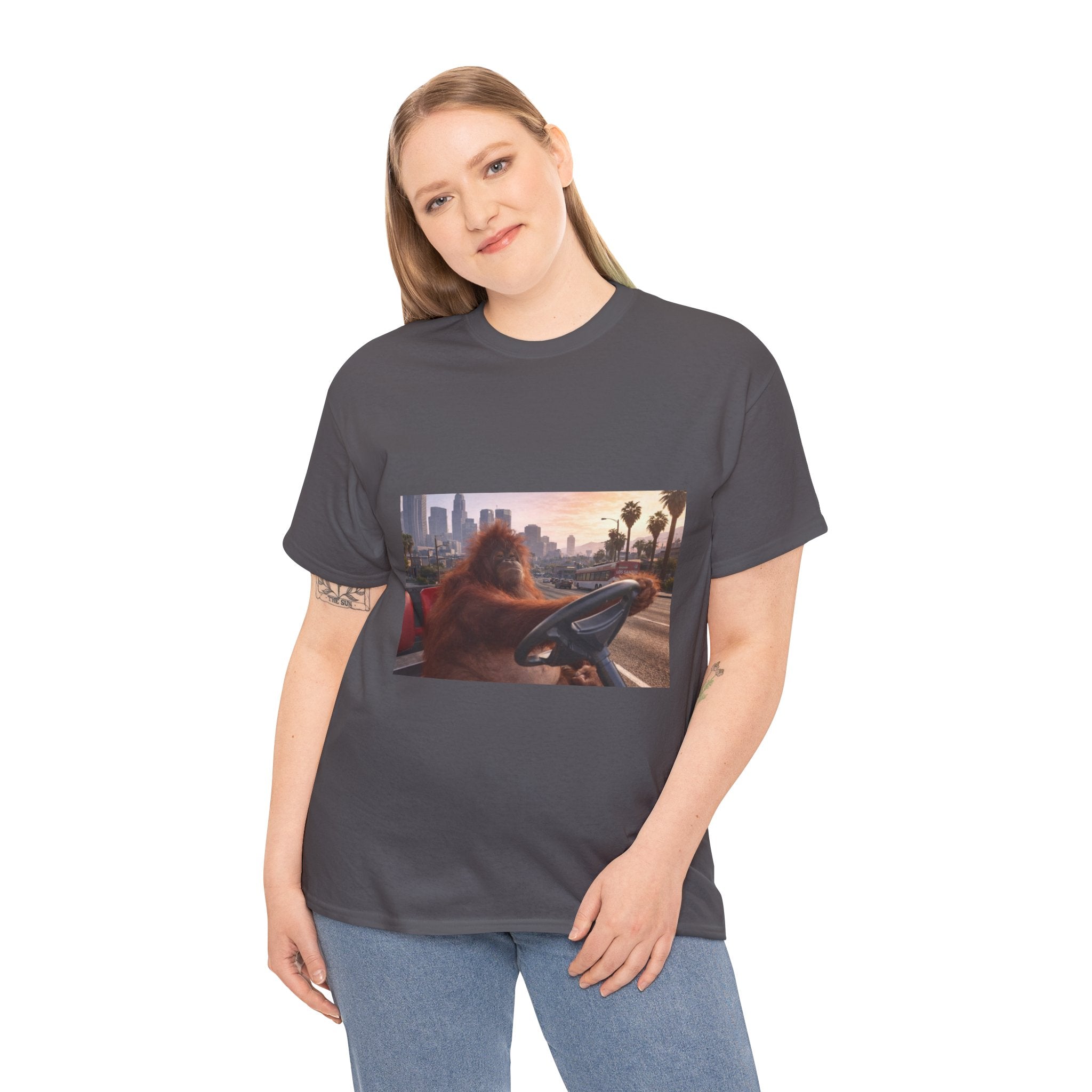 Orangutan Driving Los Santos - T-Shirt