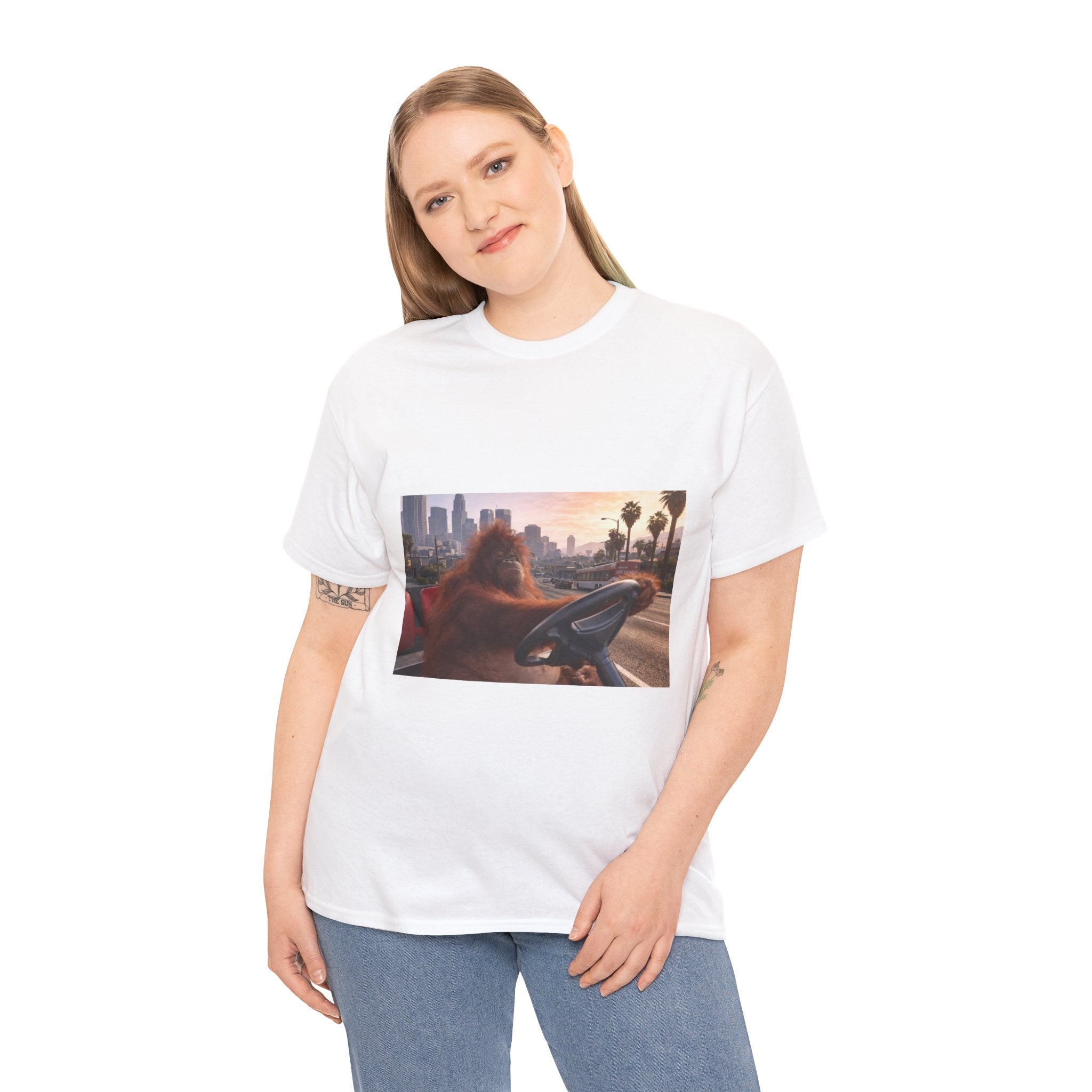 Orangutan Driving Los Santos - T-Shirt