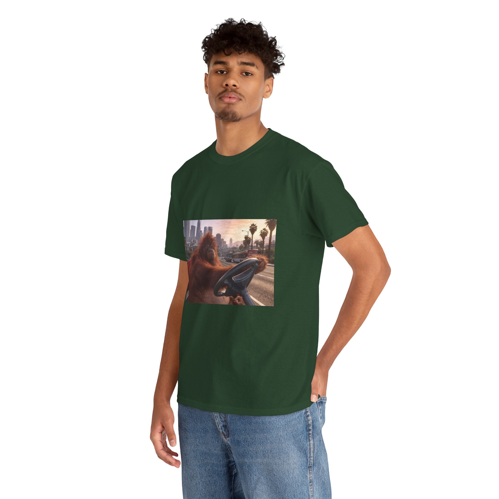Orangutan Driving Los Santos - T-Shirt