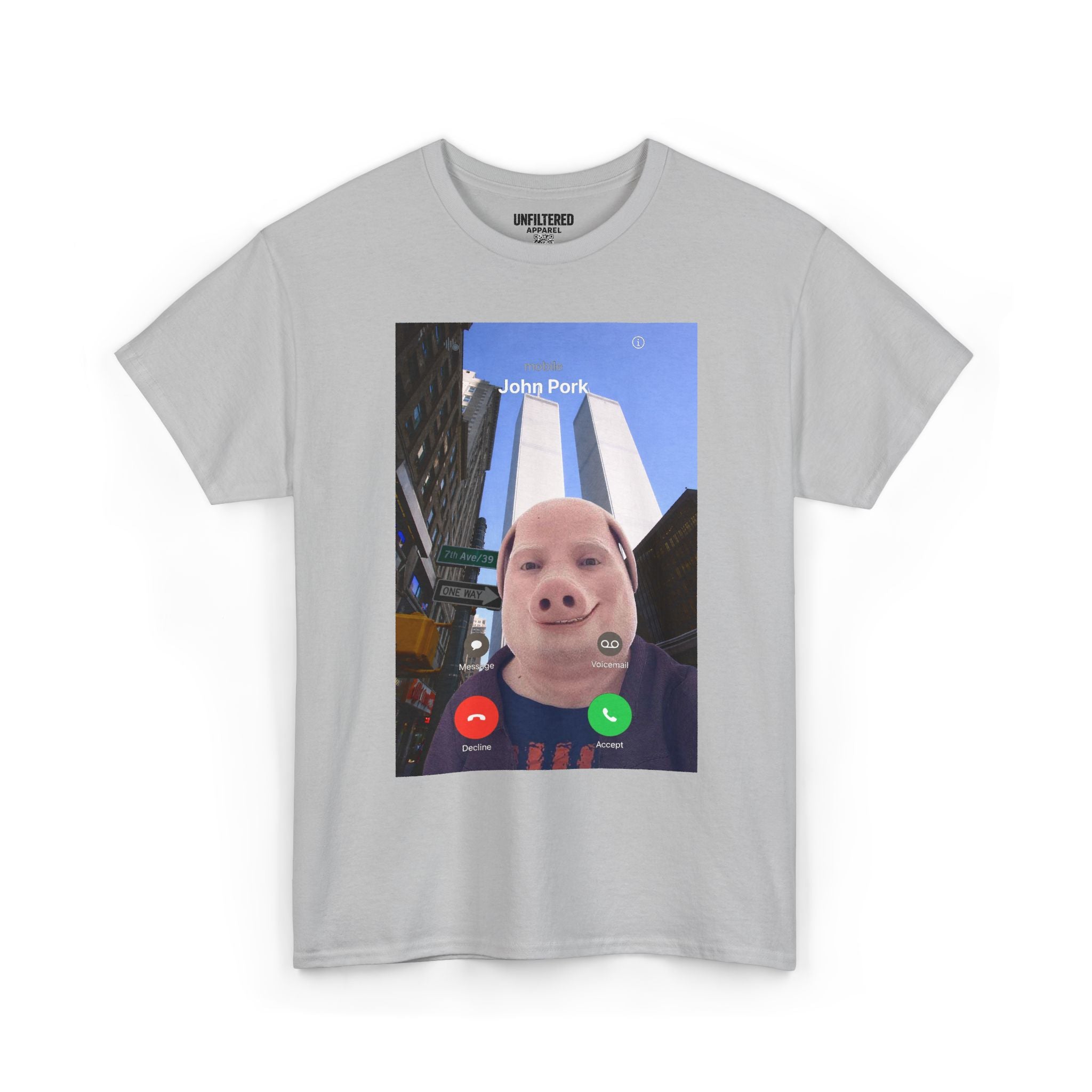 John Pork in New York - T-Shirt