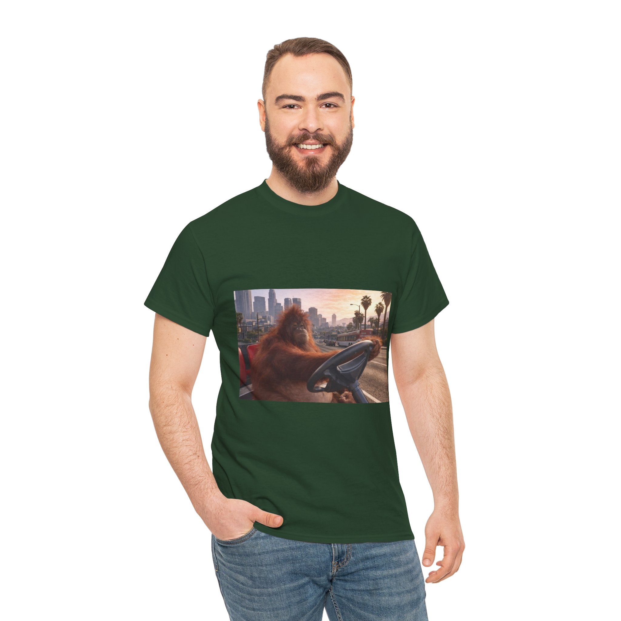 Orangutan Driving Los Santos - T-Shirt