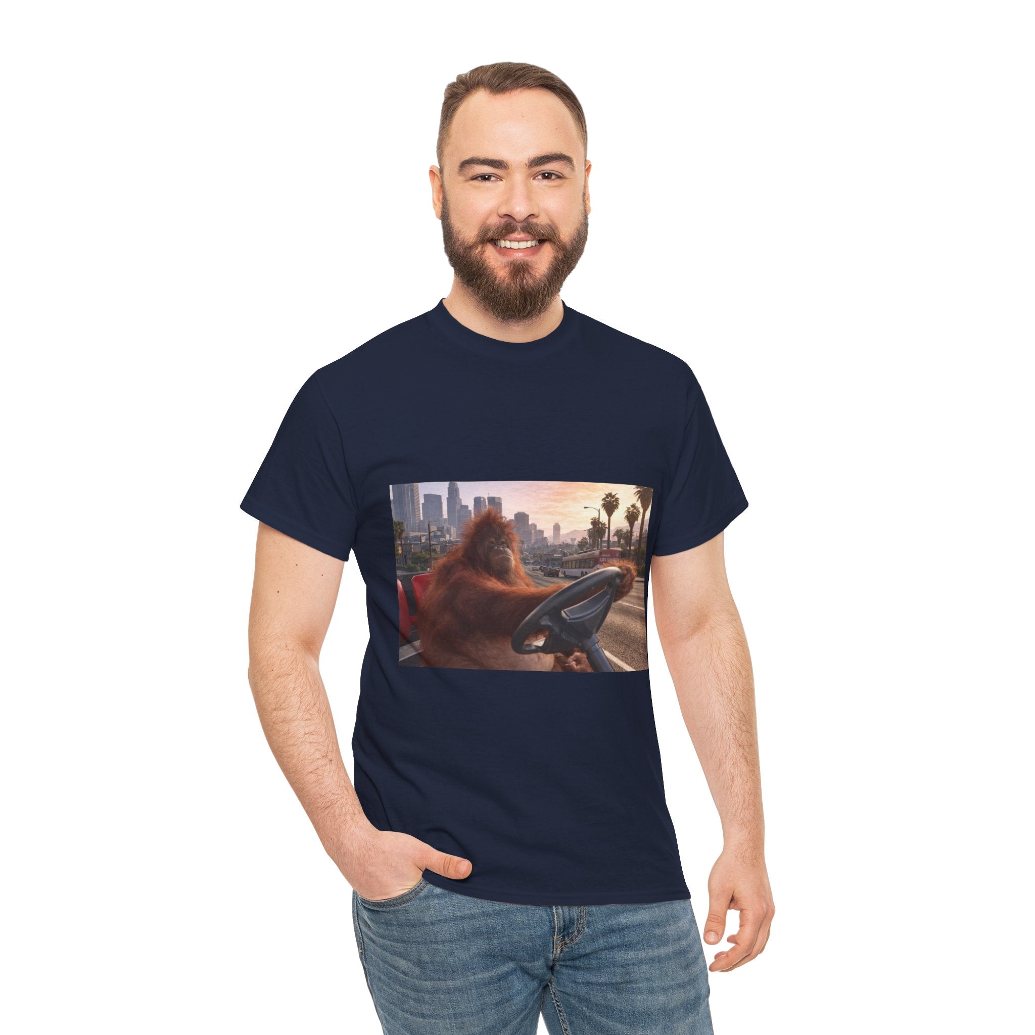 Orangutan Driving Los Santos - T-Shirt