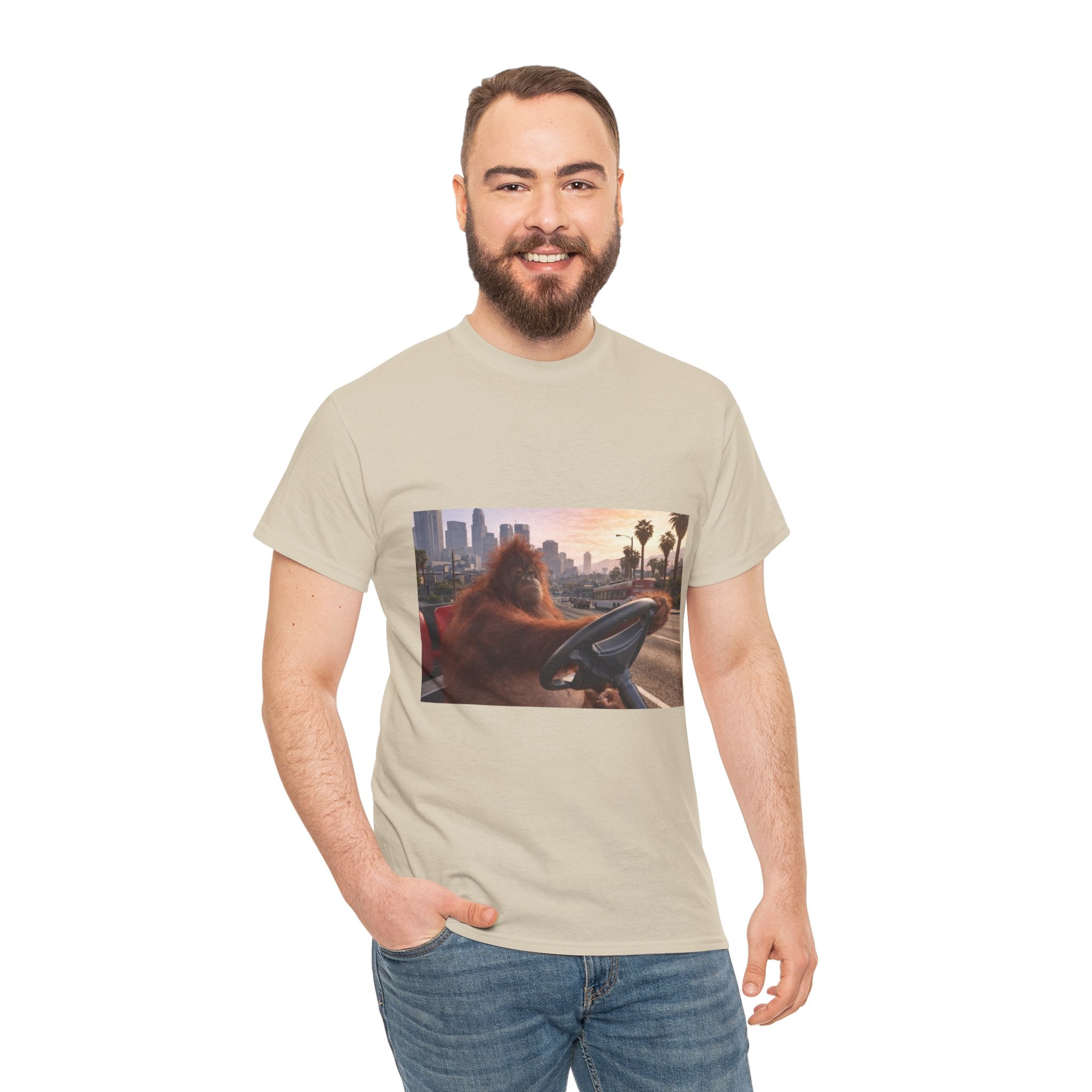 Orangutan Driving Los Santos - T-Shirt