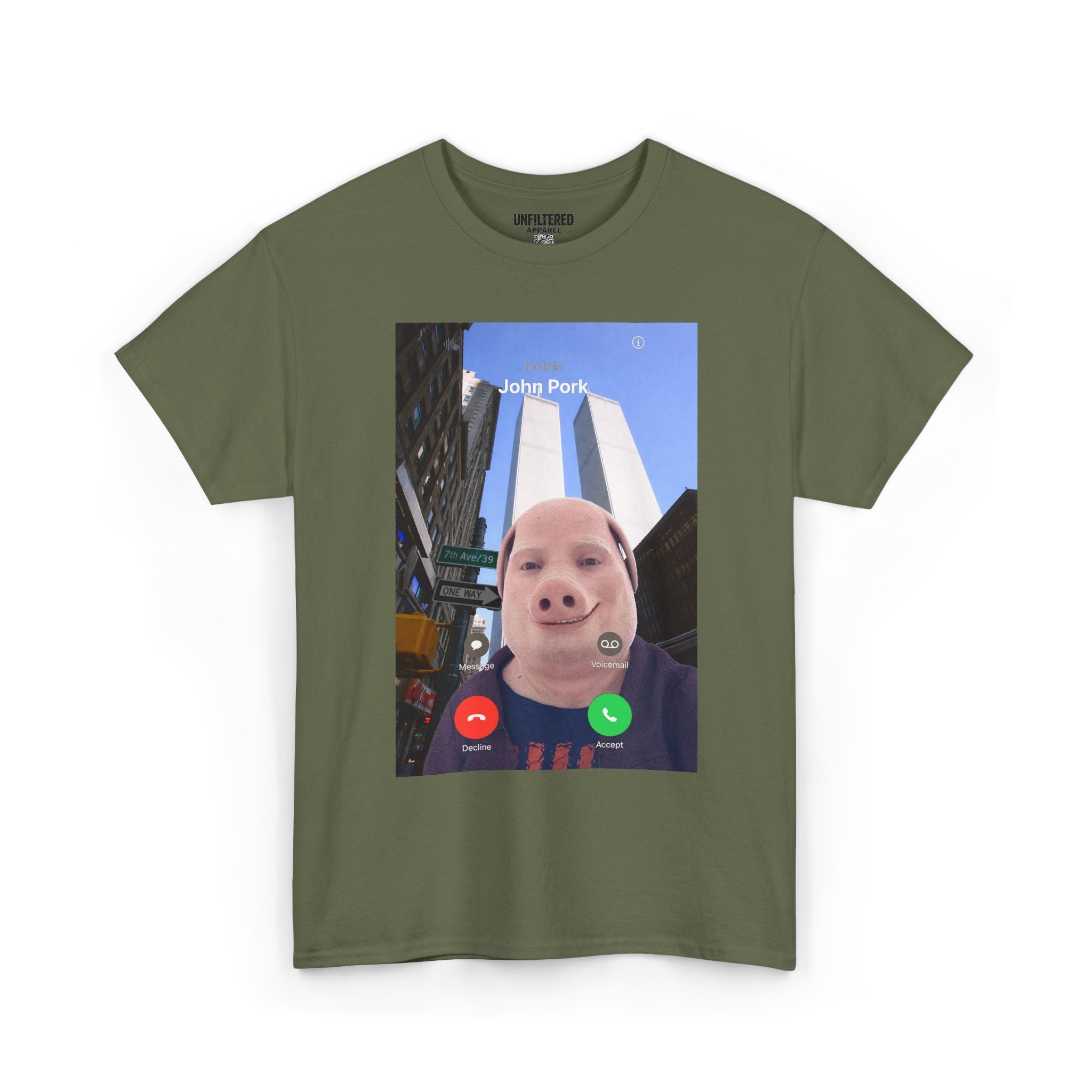 John Pork in New York - T-Shirt