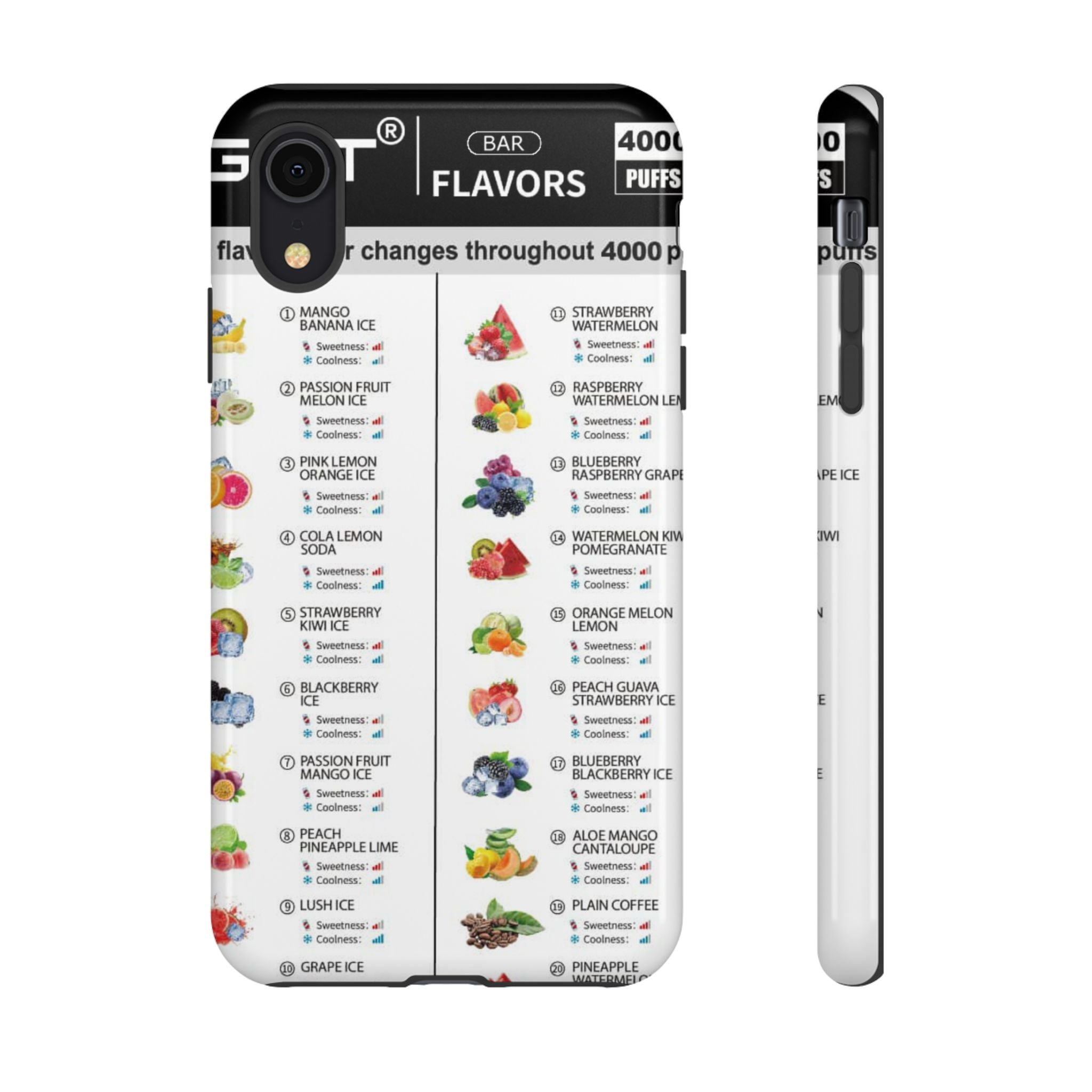 Vape Menu - Tough Case