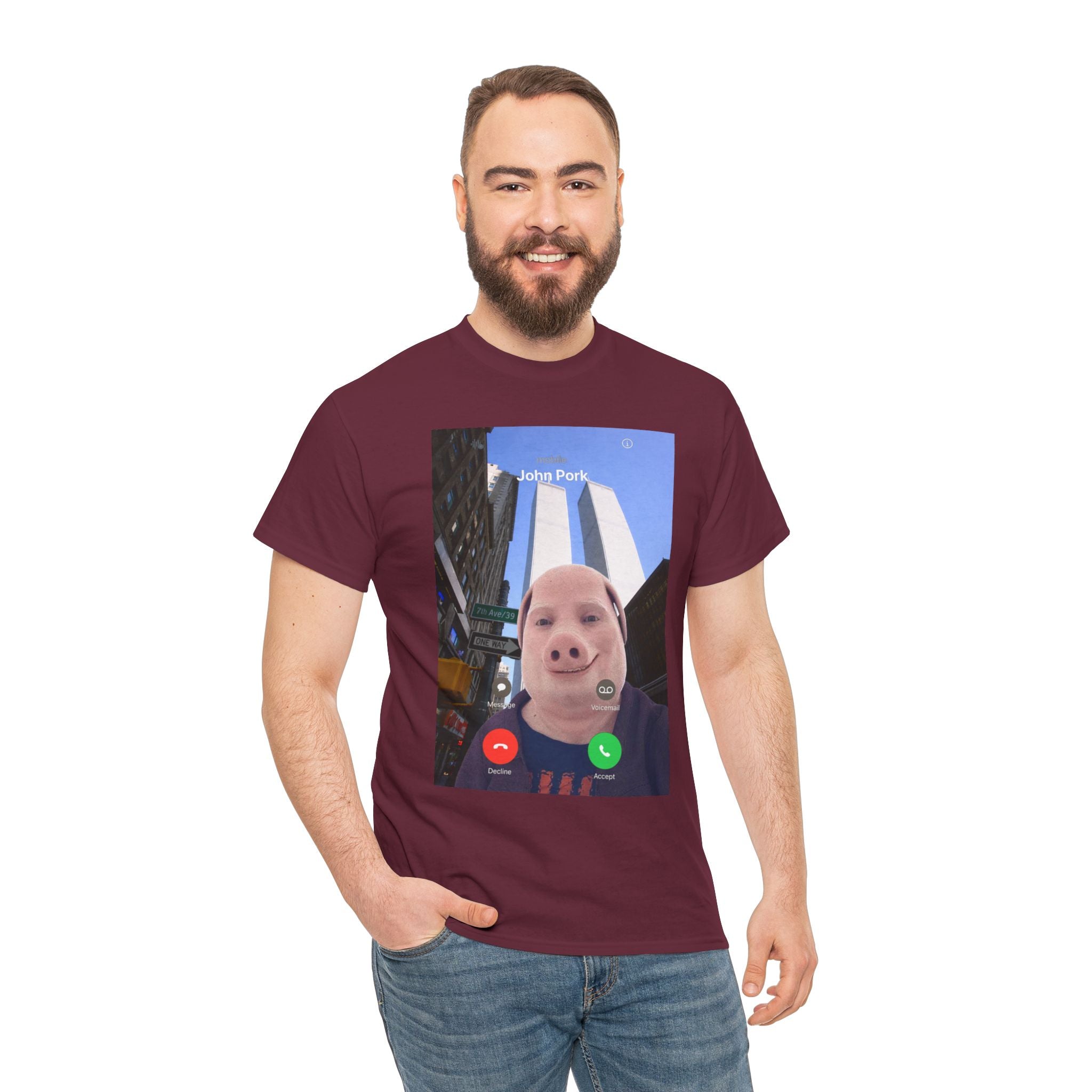 John Pork in New York - T-Shirt