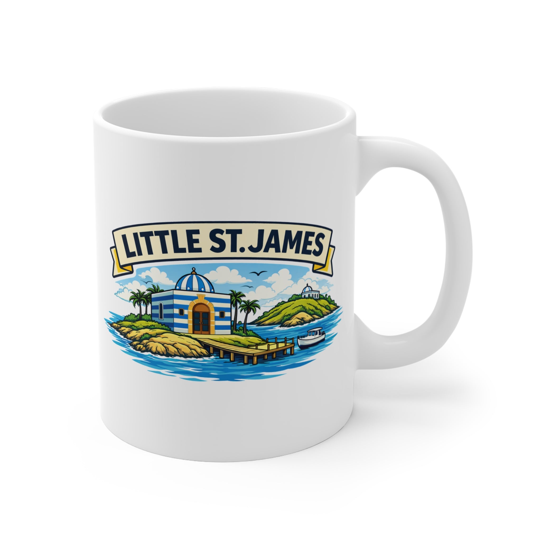 Little Saint James Island Mug — 11oz Coffee Cup