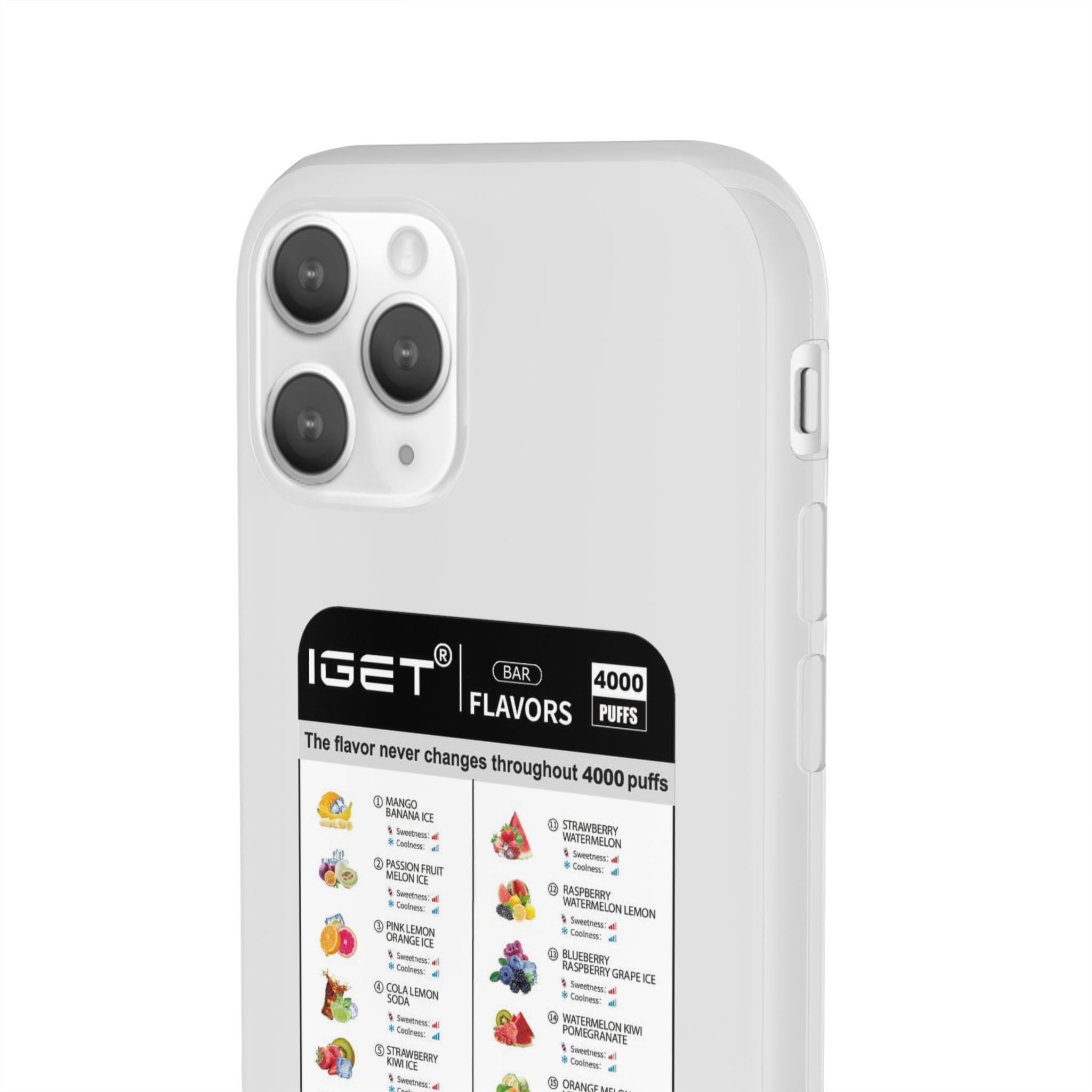 Vape Menu - Flexi Case