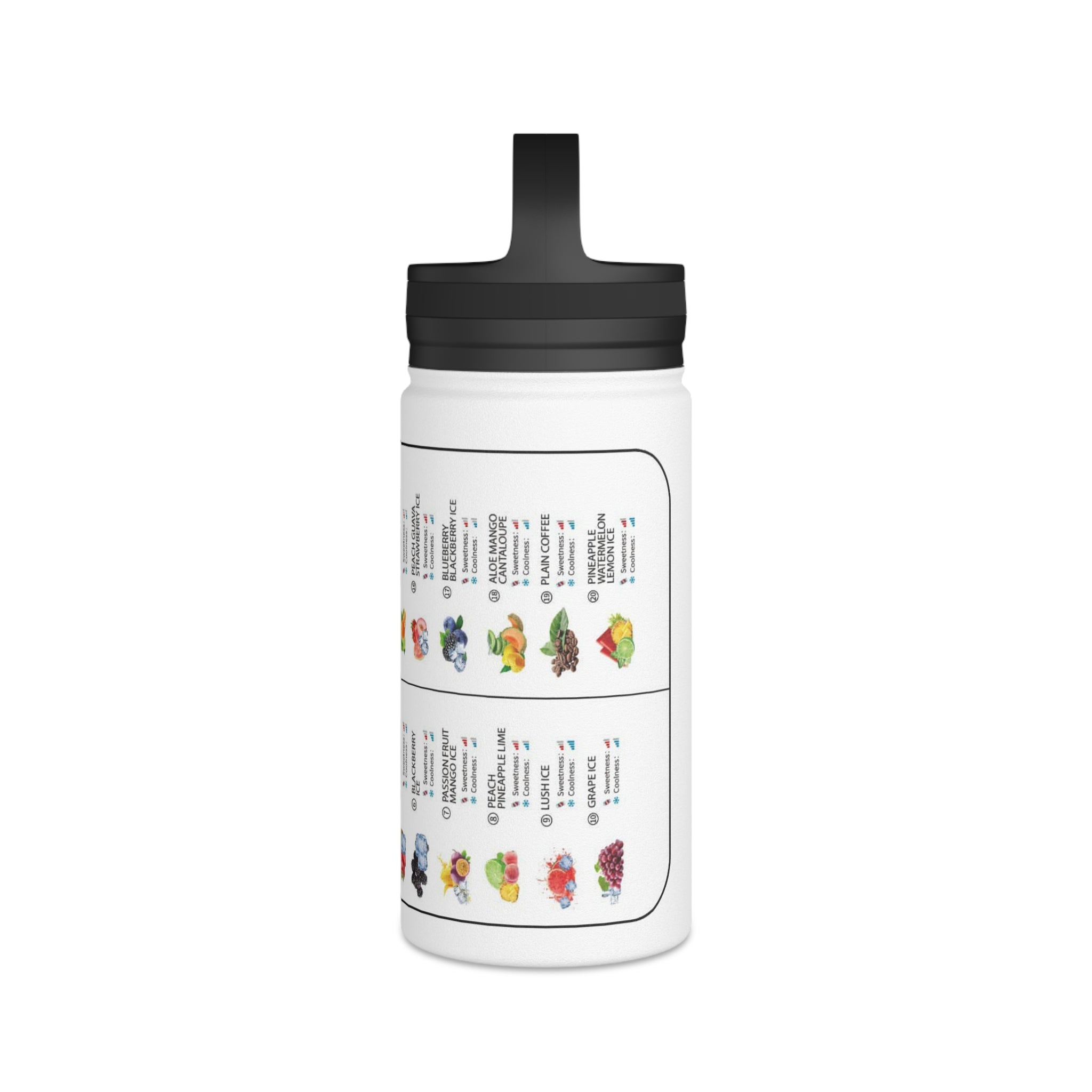 Vape Menu Stainless Steel Bottle