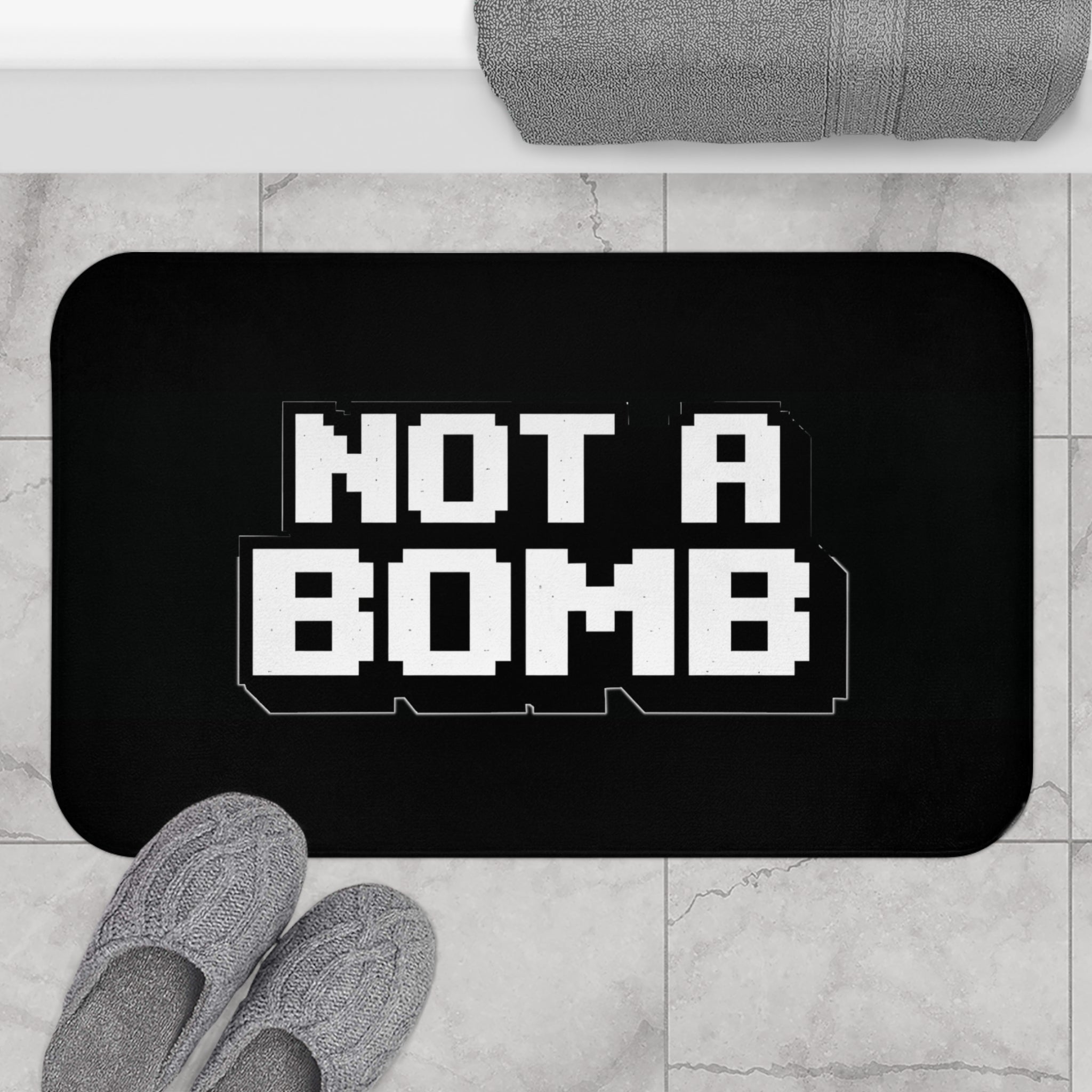 'Not a Bomb' - Bathmat