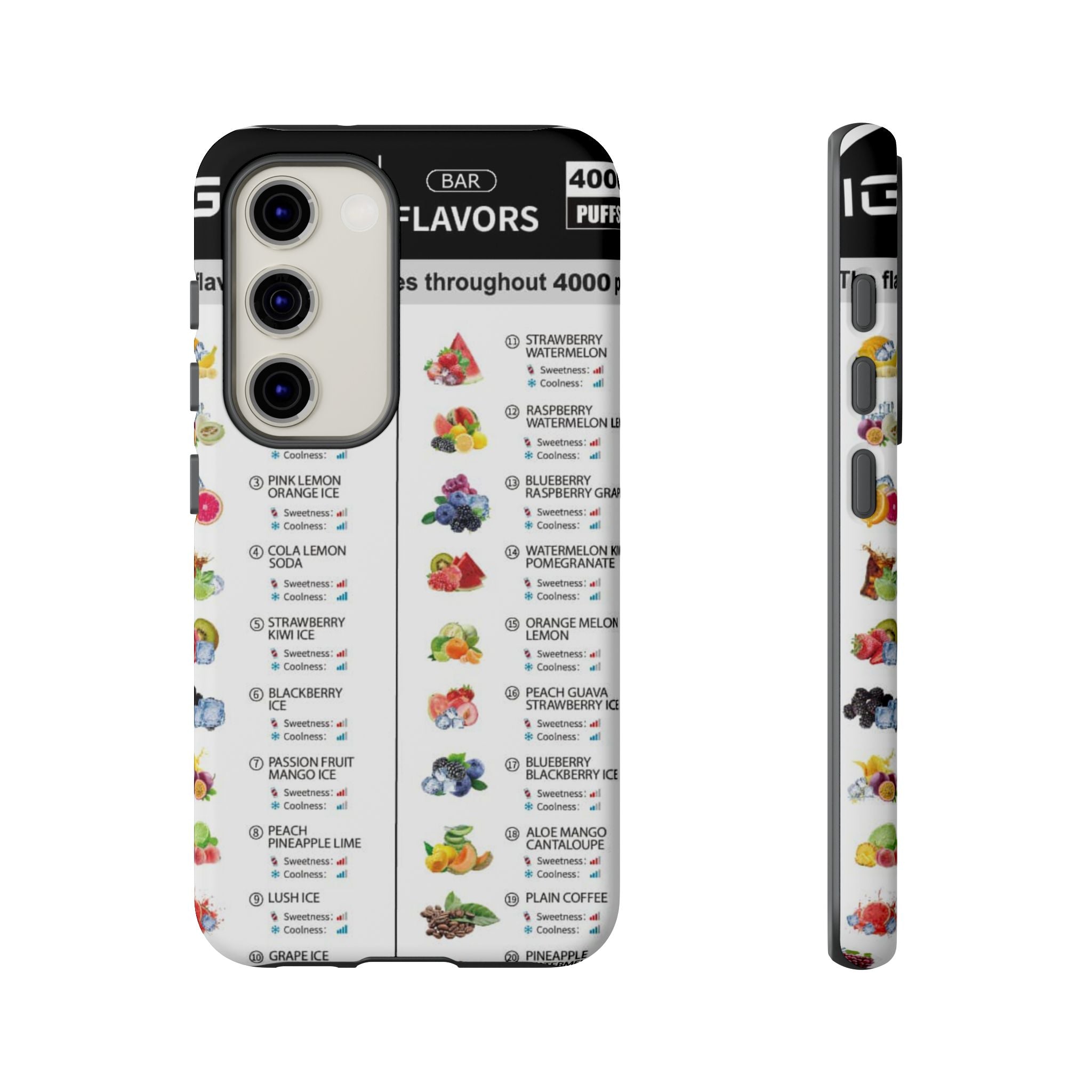 Vape Menu - Tough Case