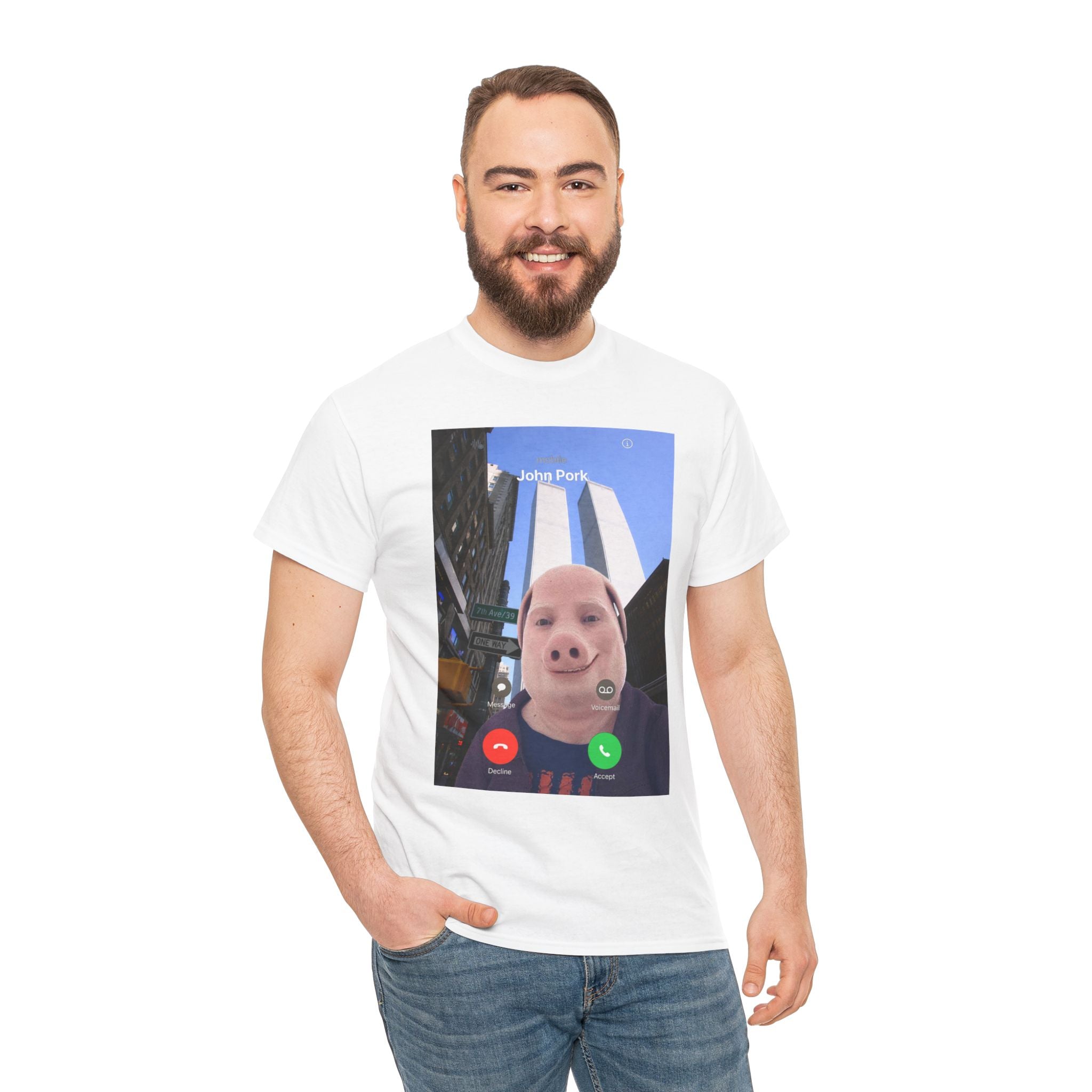 John Pork in New York - T-Shirt