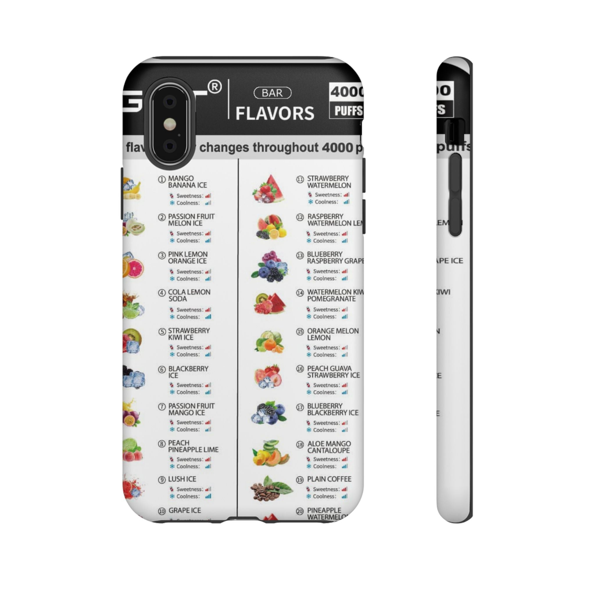 Vape Menu - Tough Case