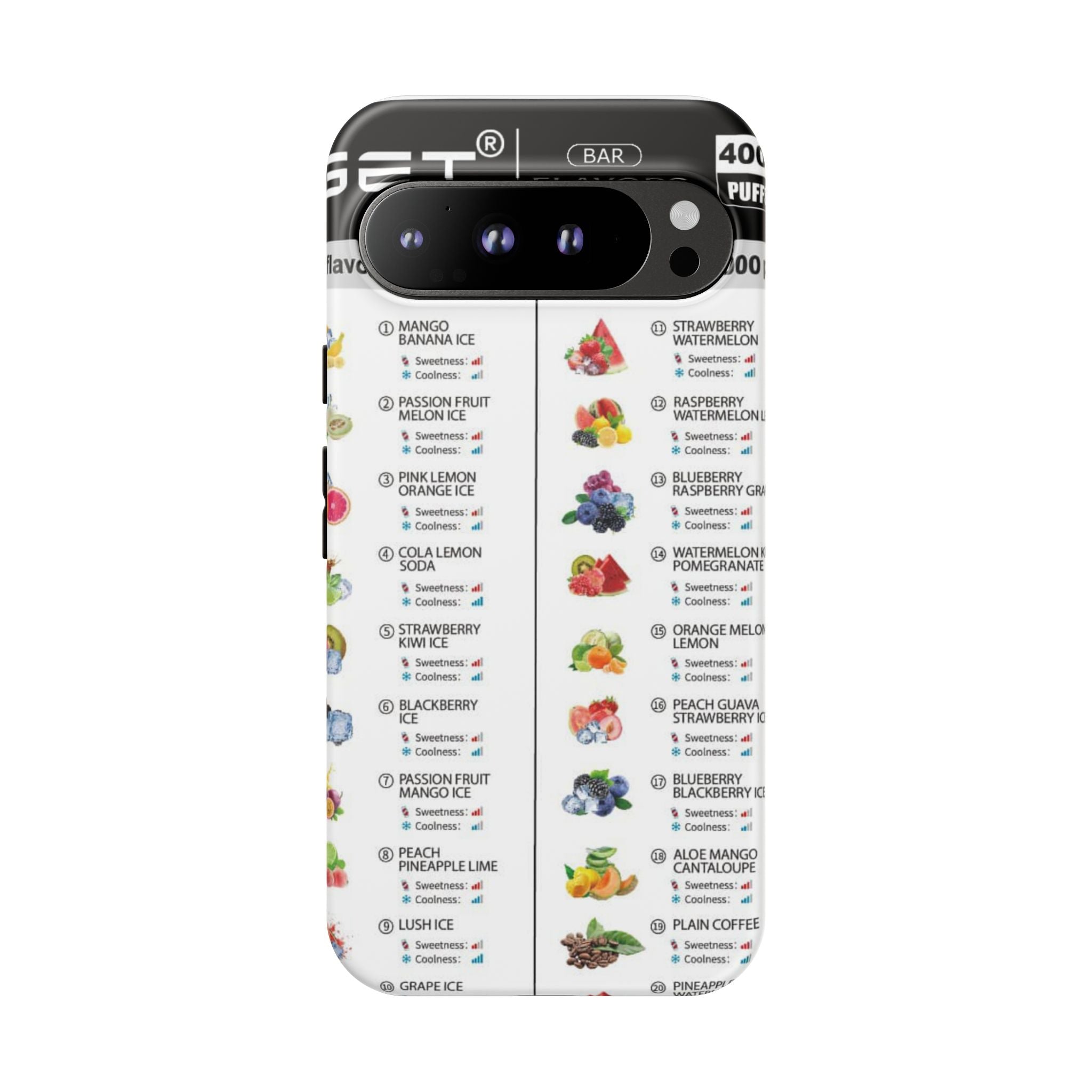 Vape Menu - Tough Case