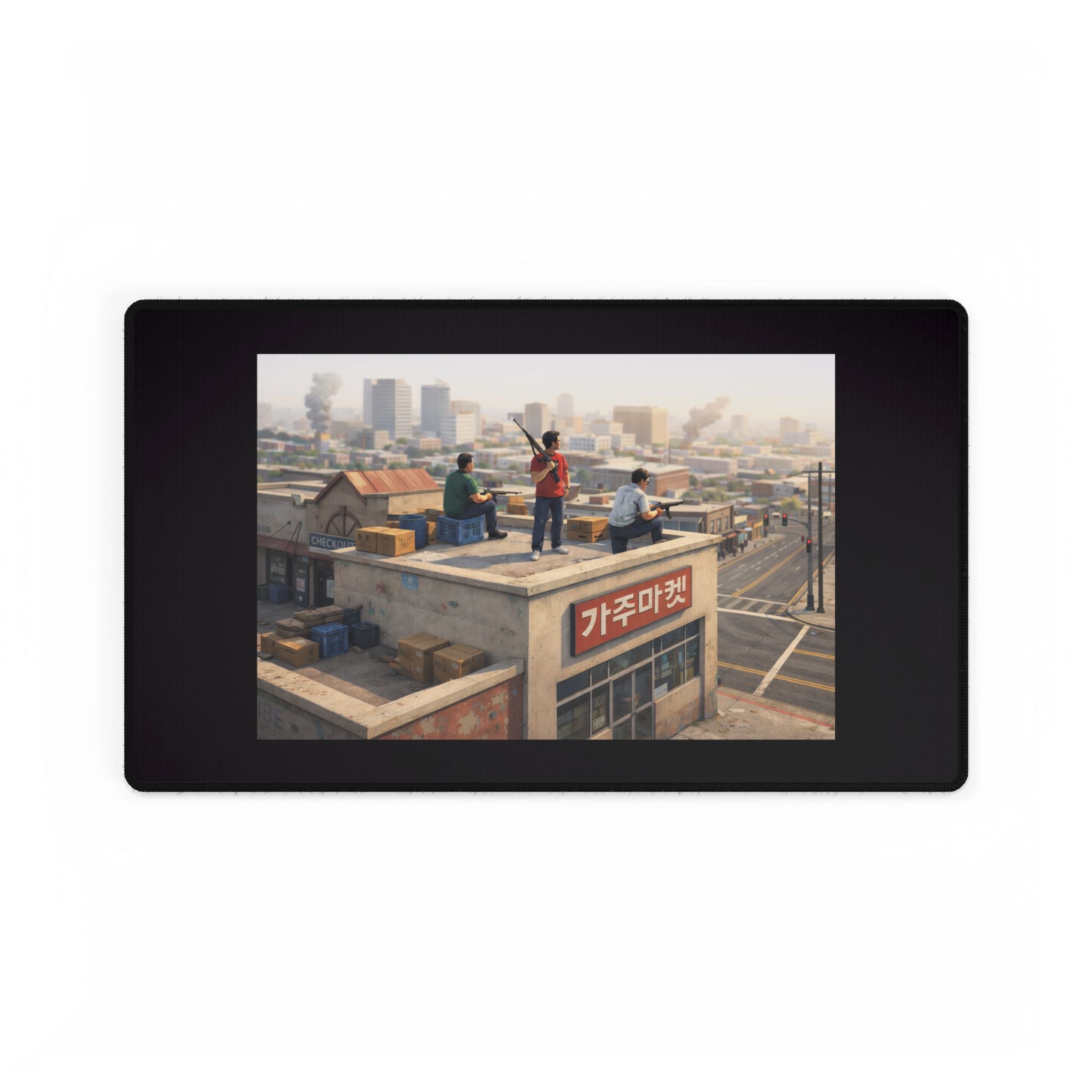 Korean Rooftop Mousepad