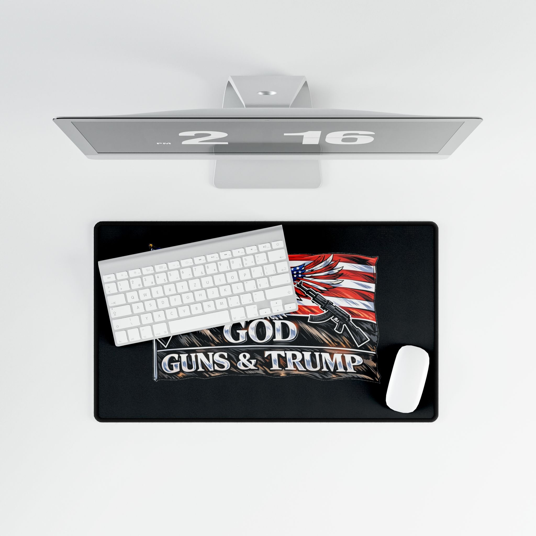 God, Guns & Trump Mousepad