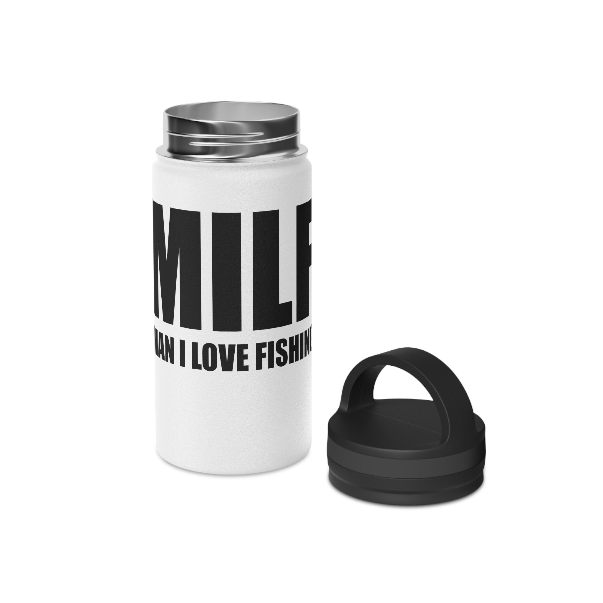 'Man I Love Fishing' Stainless Steel Bottle