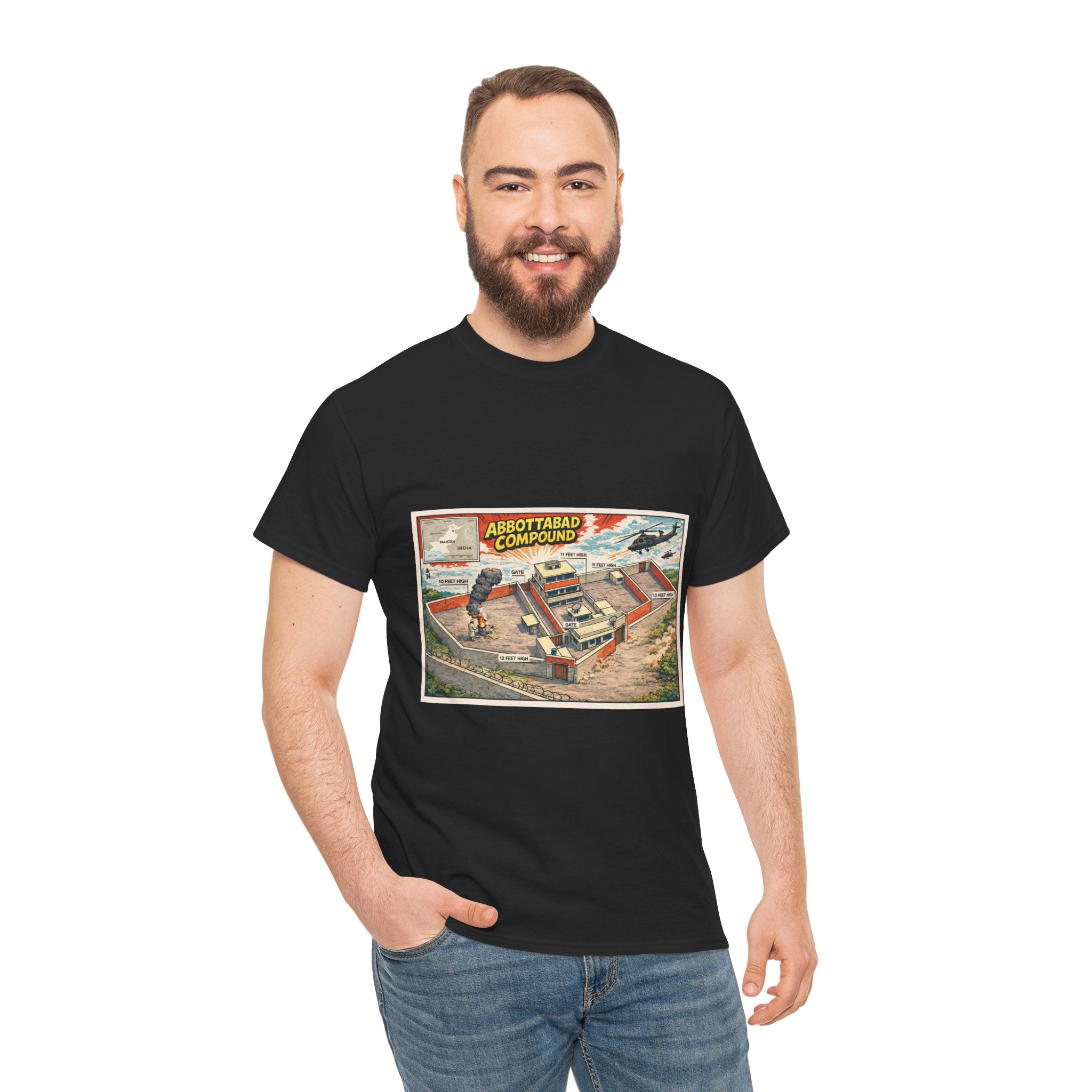 Abbottabad Compound Comic - T-Shirt