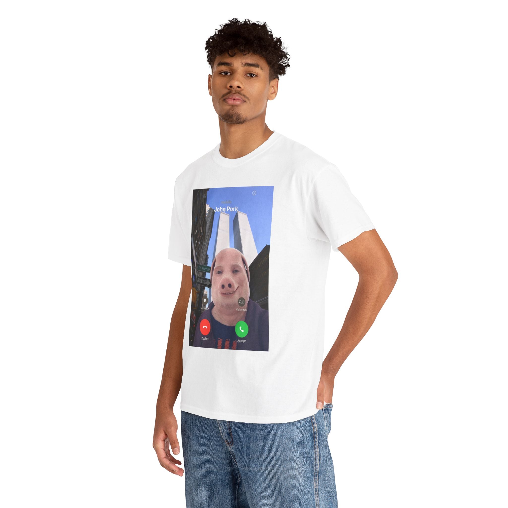 John Pork in New York - T-Shirt