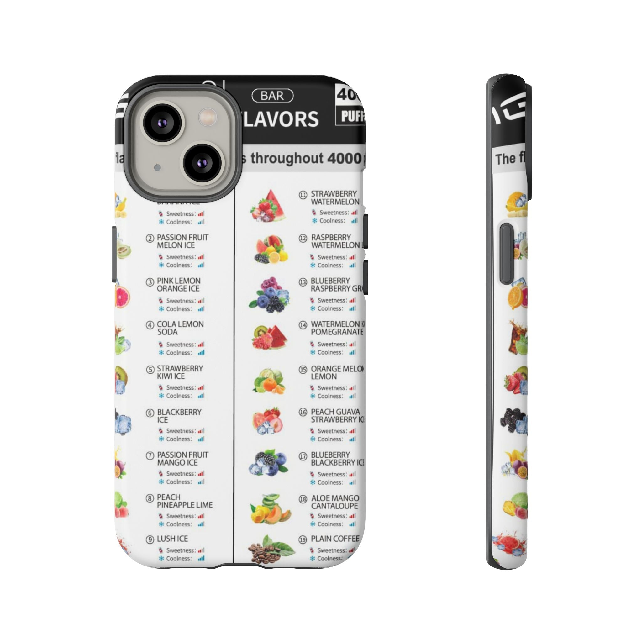 Vape Menu - Tough Case