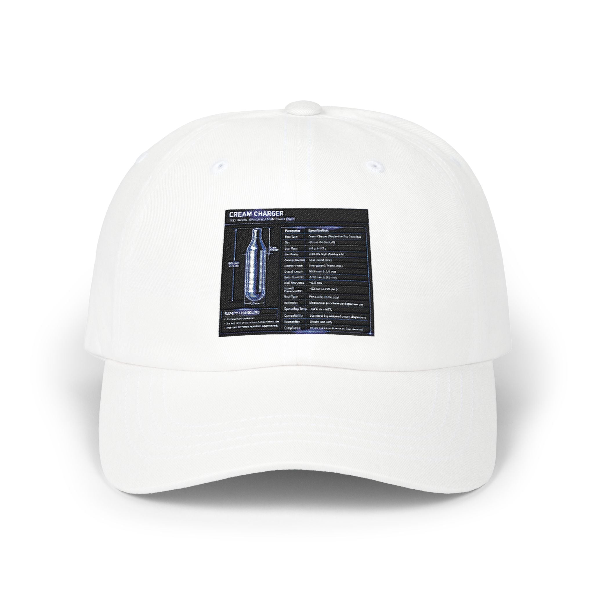 Cream Charger Blueprint - Hat