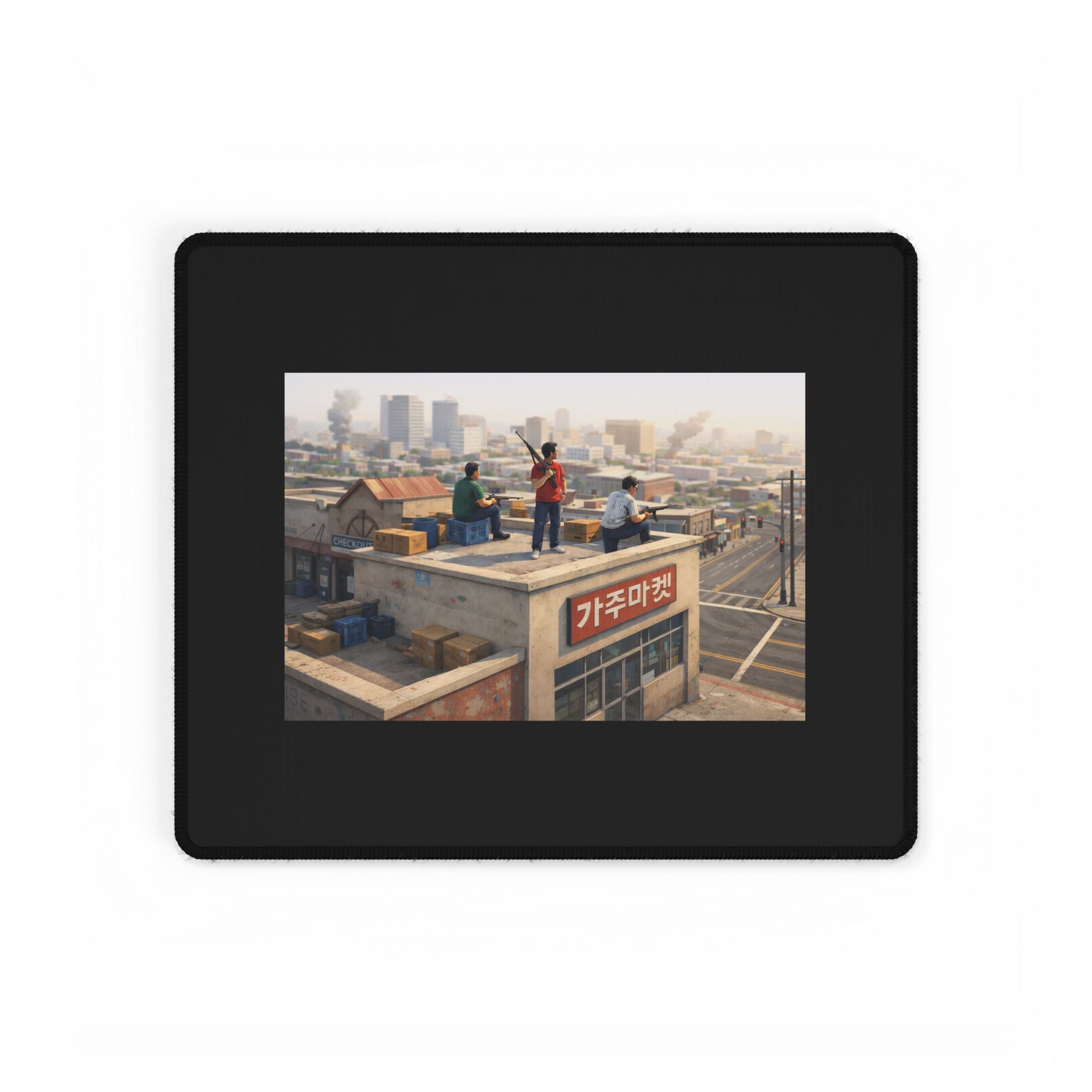 Korean Rooftop Mousepad