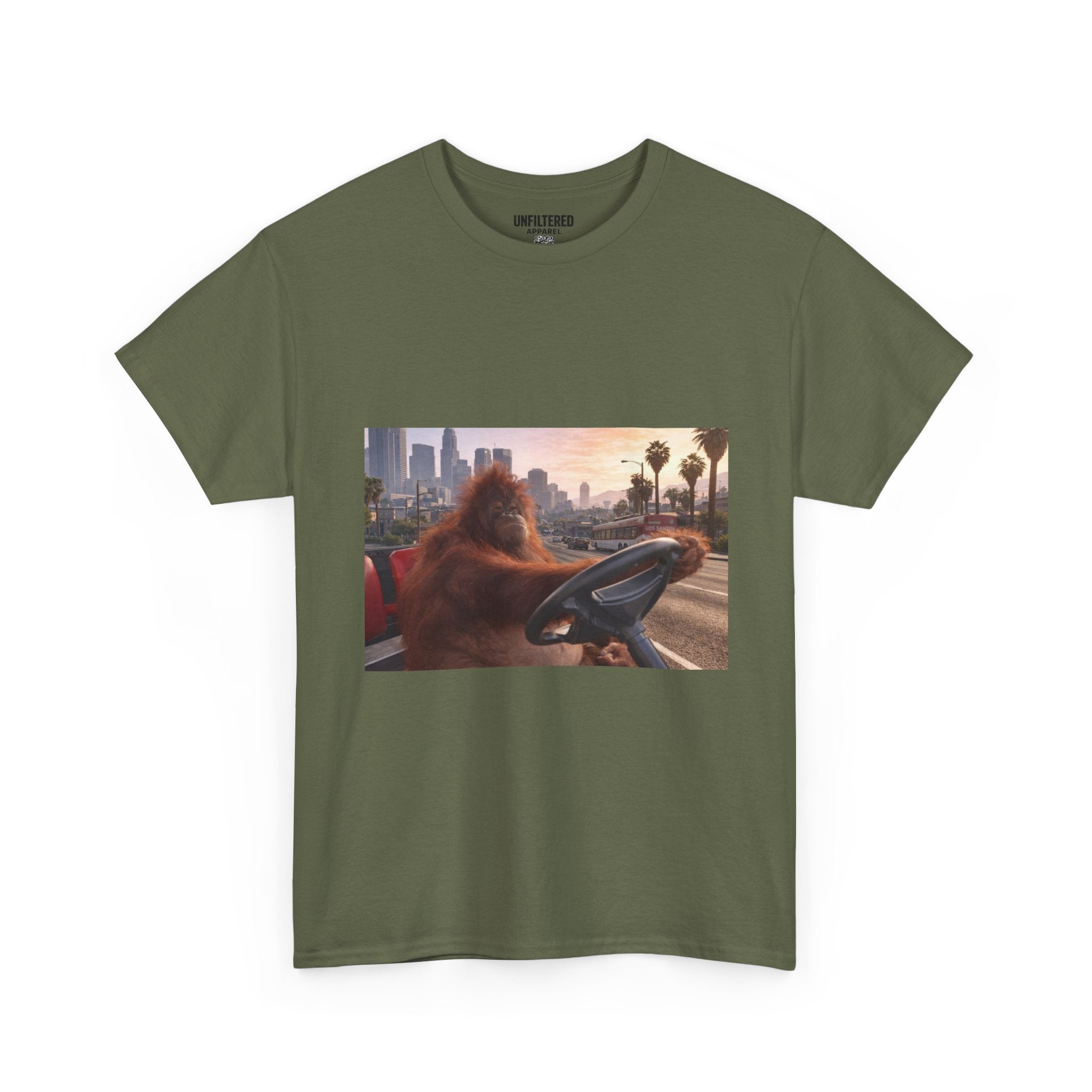 Orangutan Driving Los Santos - T-Shirt