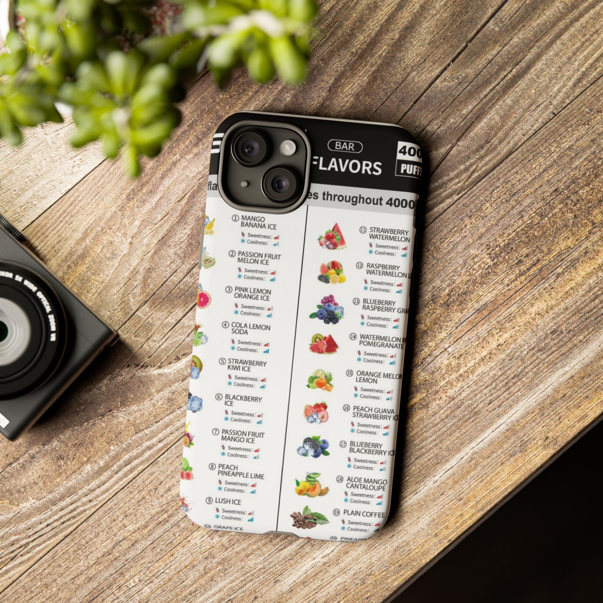 Vape Menu - Tough Case