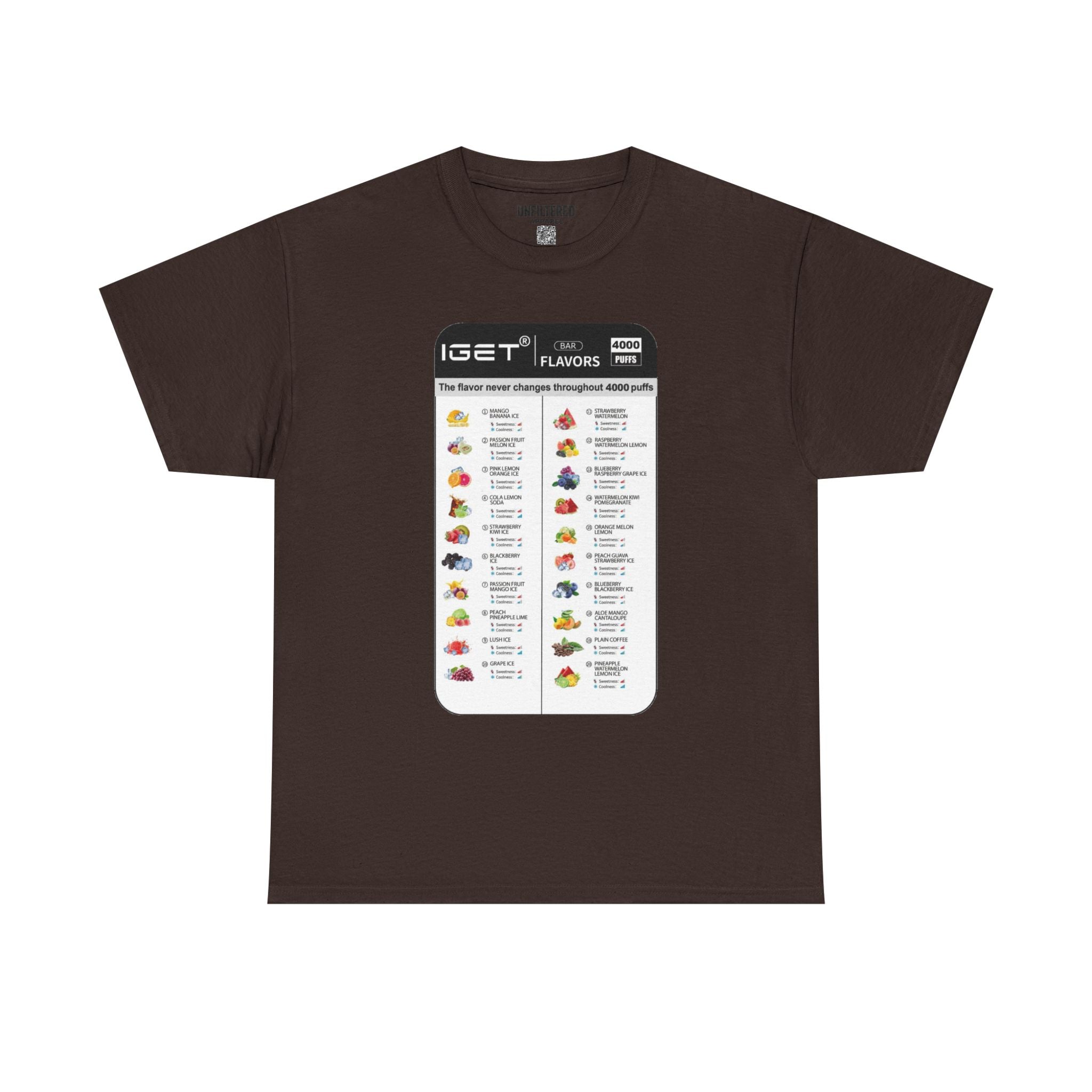 Vape Menu - T-Shirt