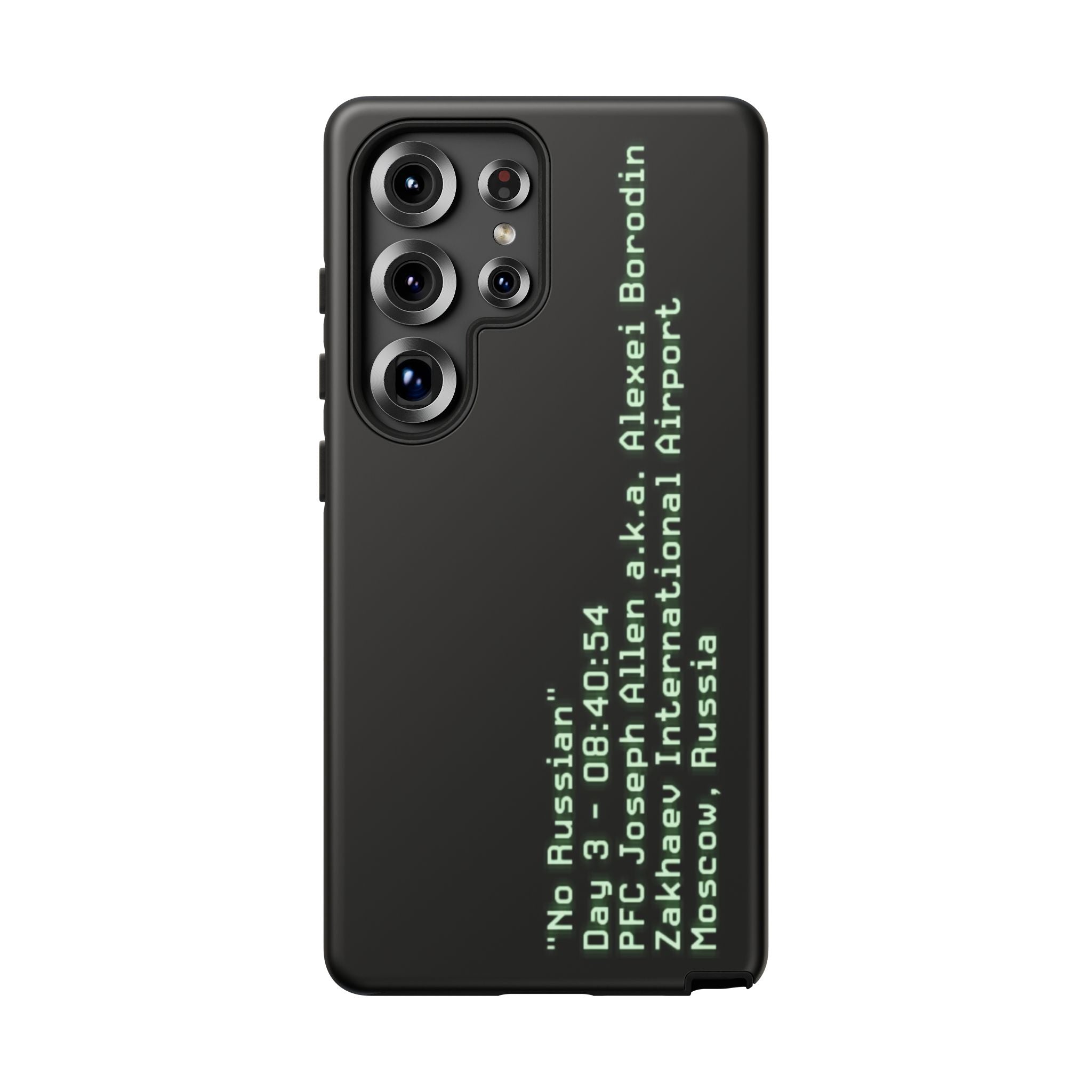 'No Russian' - Tough Case
