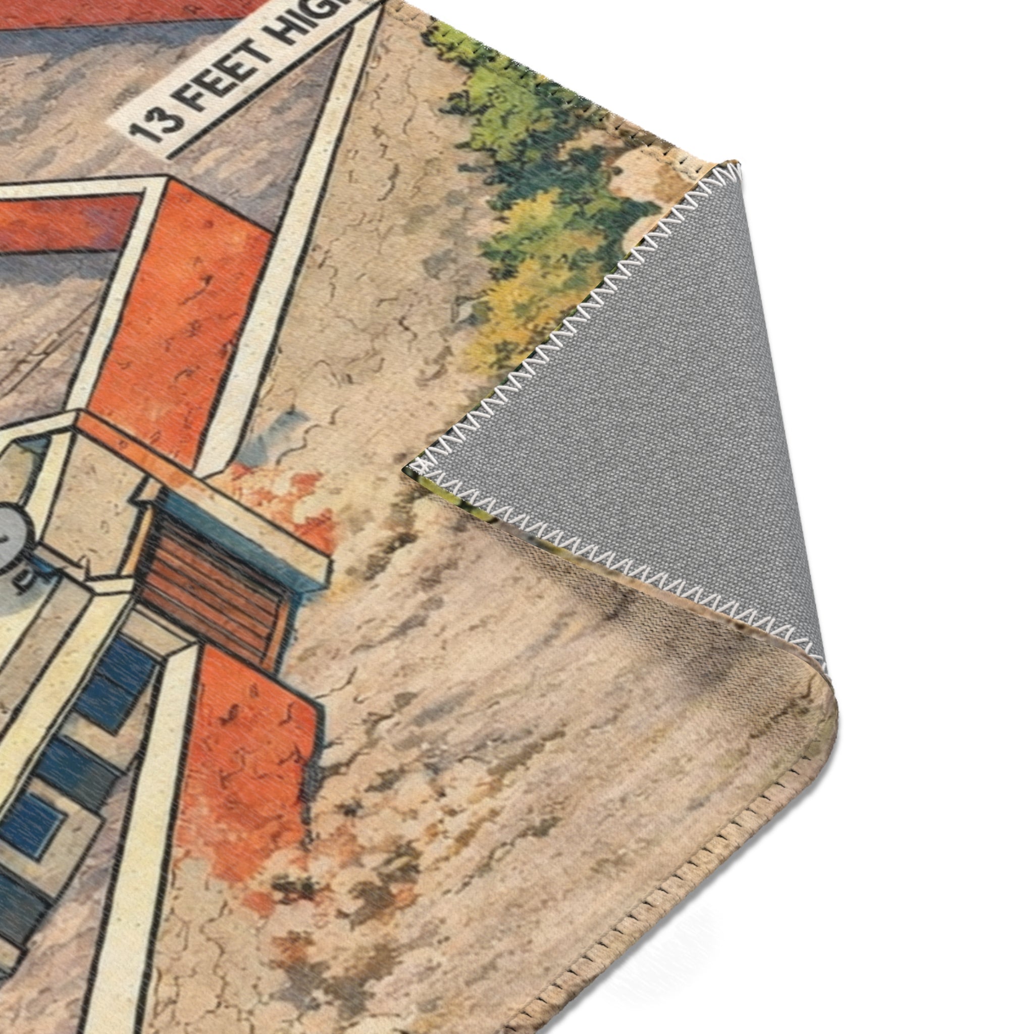 'Abbottabad Compound' Comic Rug
