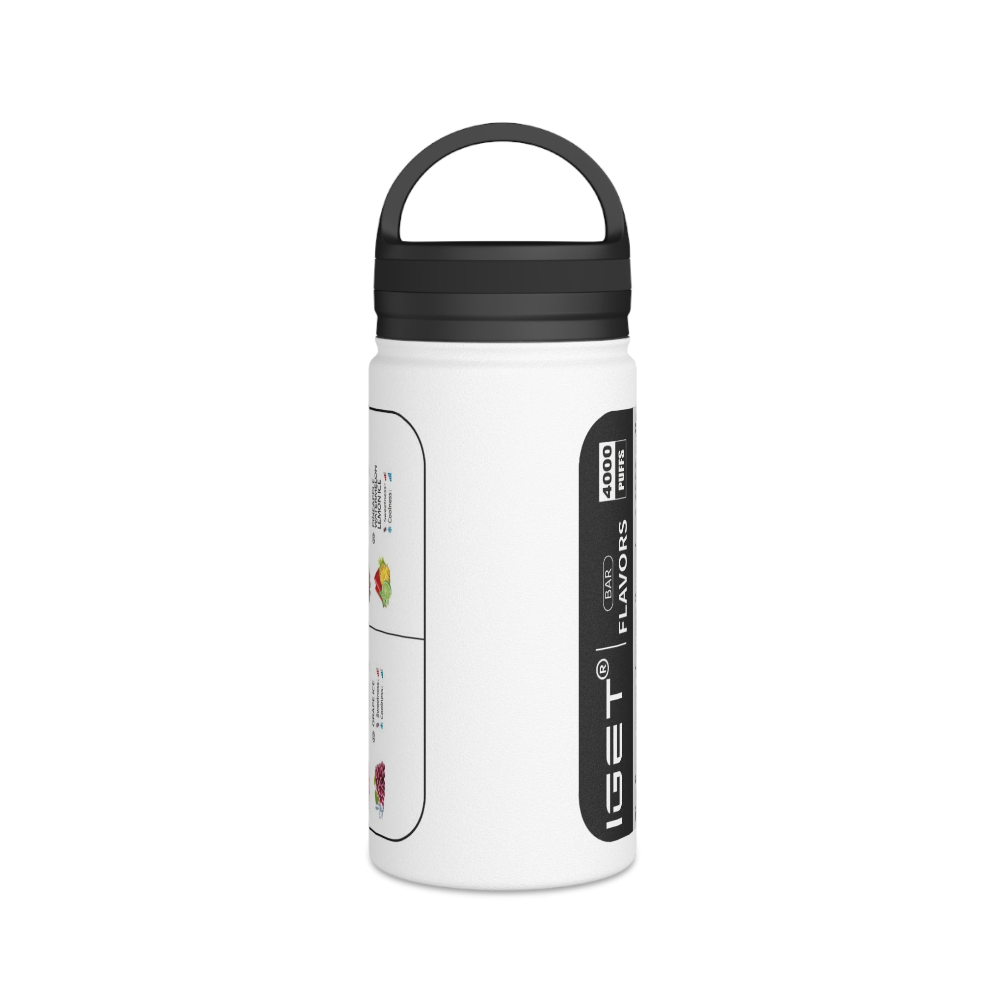 Vape Menu Stainless Steel Bottle