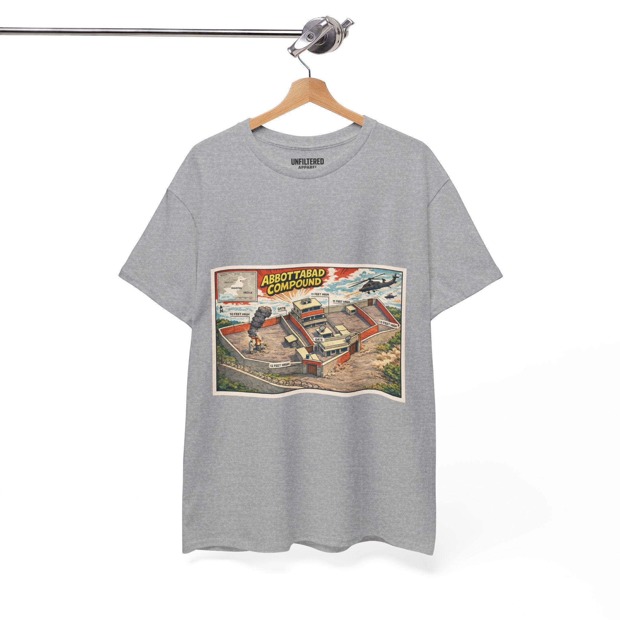 Abbottabad Compound Comic - T-Shirt
