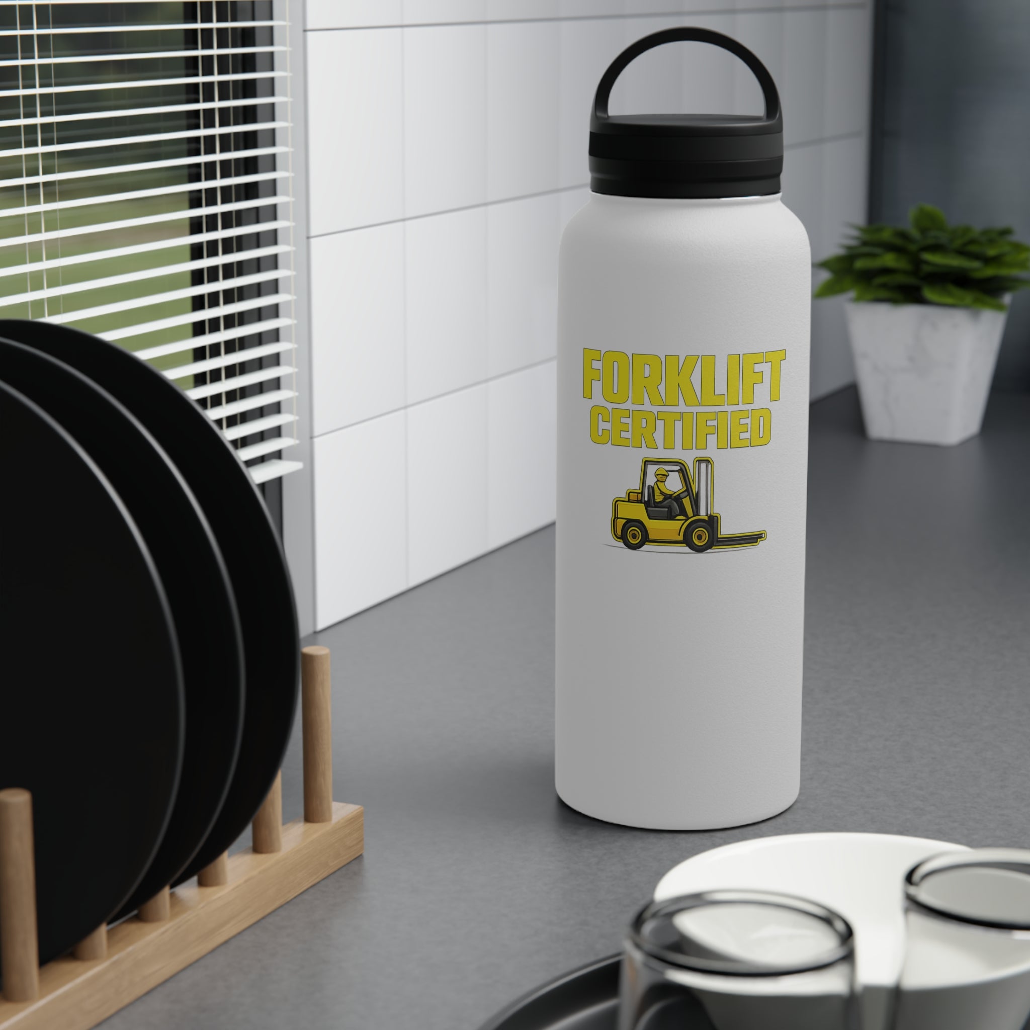 Forklift Certified Stainless Steel Bottle