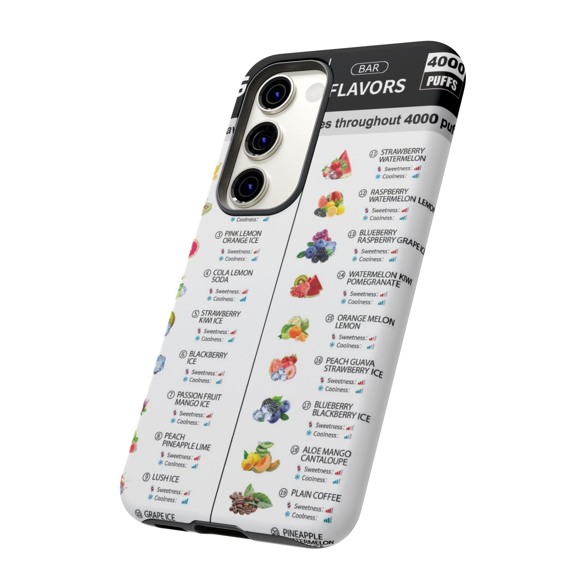 Vape Menu - Tough Case