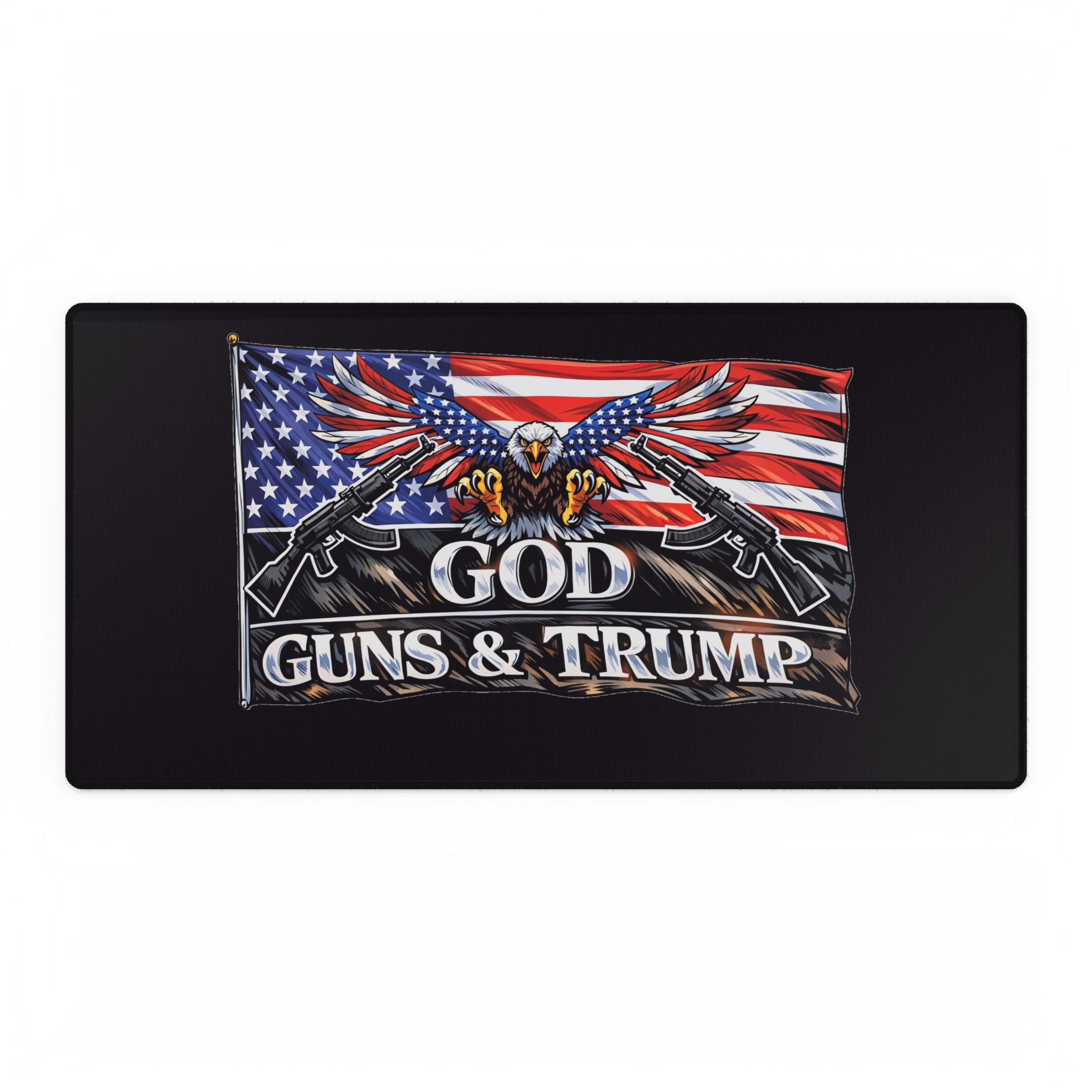 God, Guns & Trump Mousepad