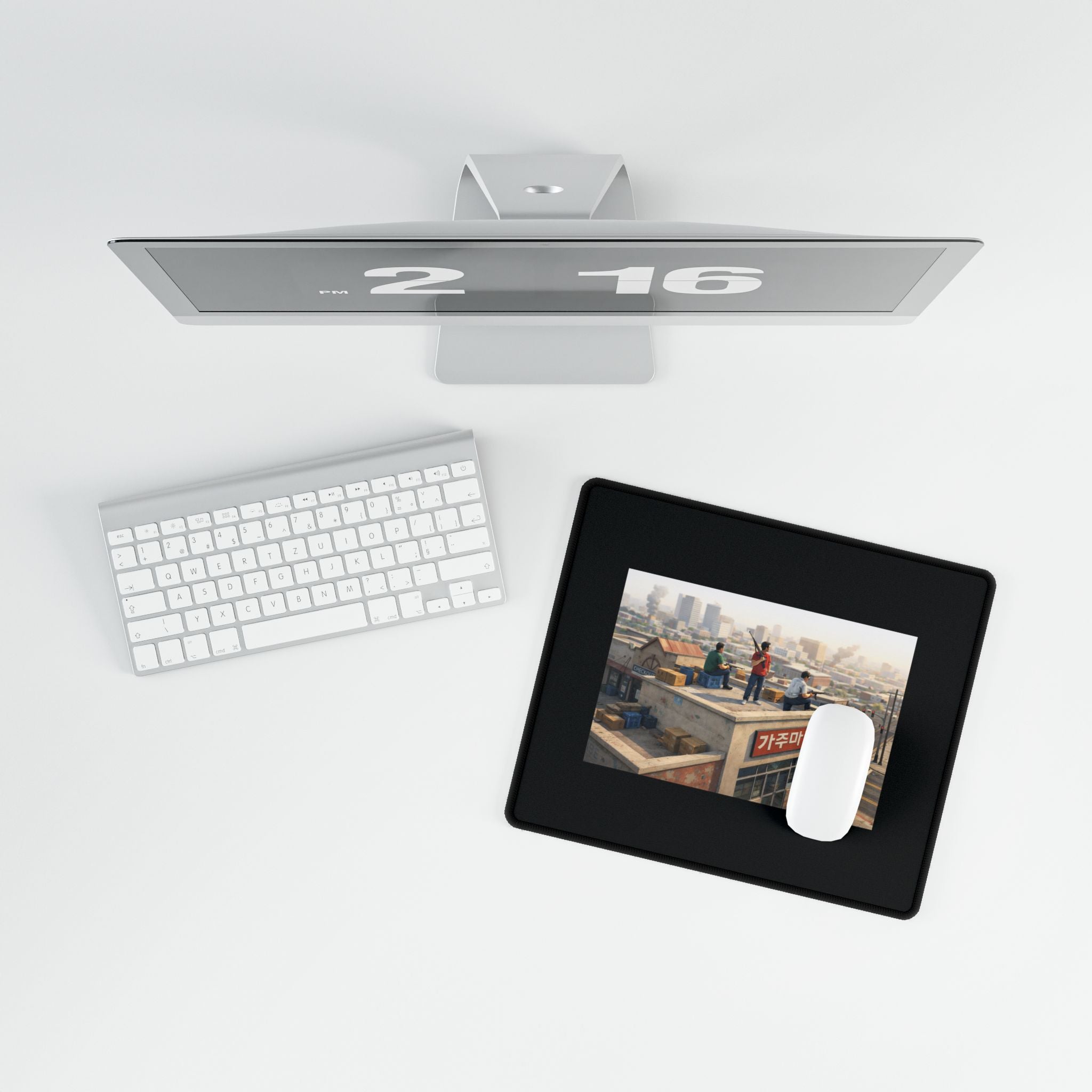 Korean Rooftop Mousepad