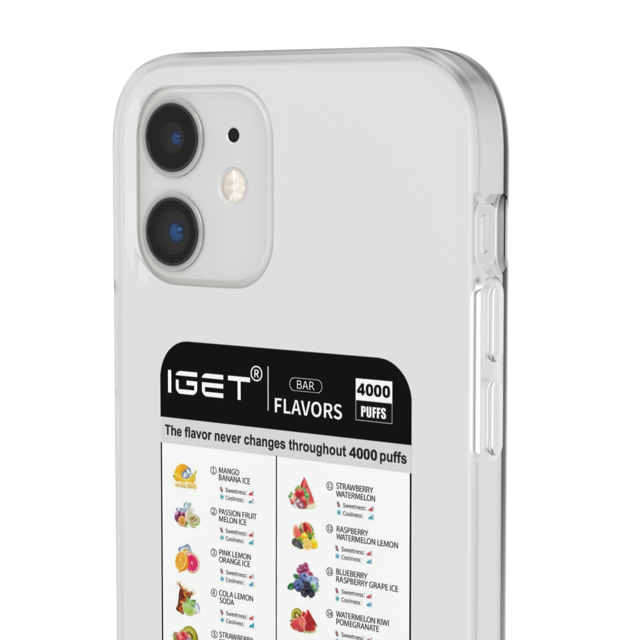 Vape Menu - Flexi Case