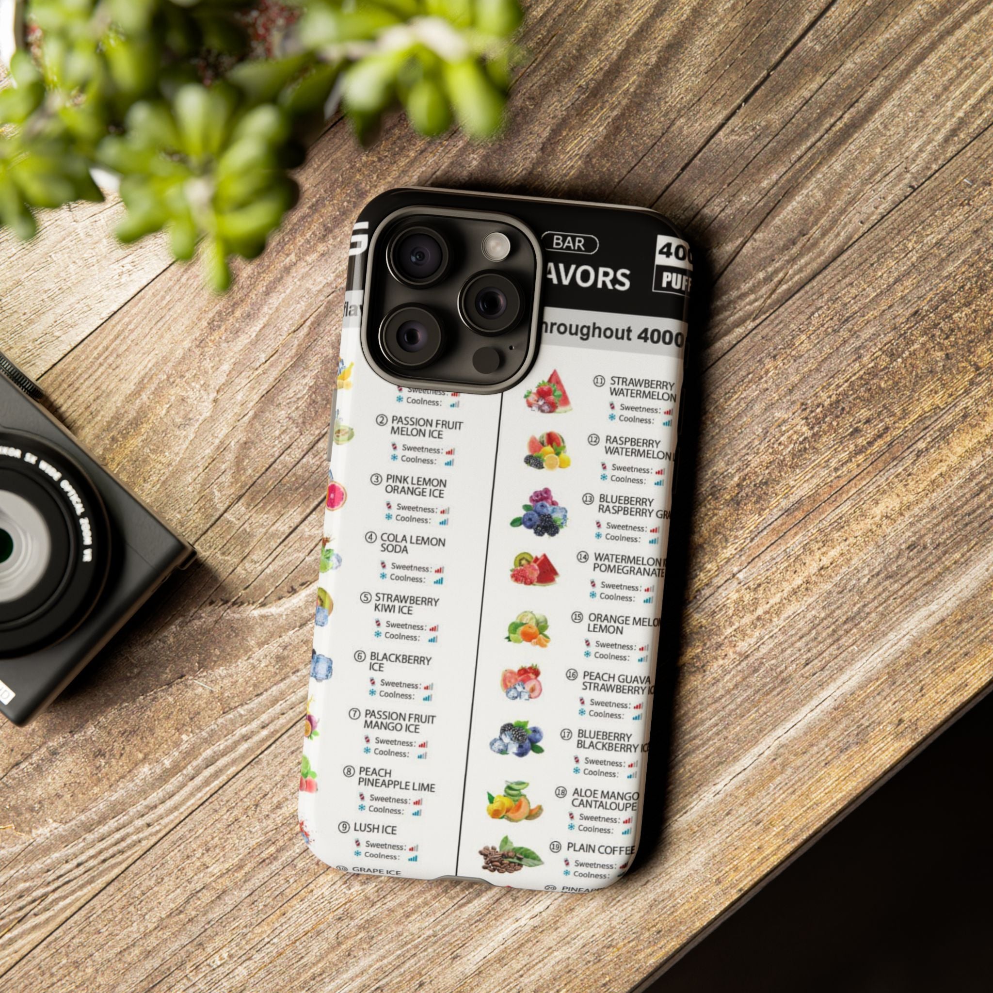 Vape Menu - Tough Case